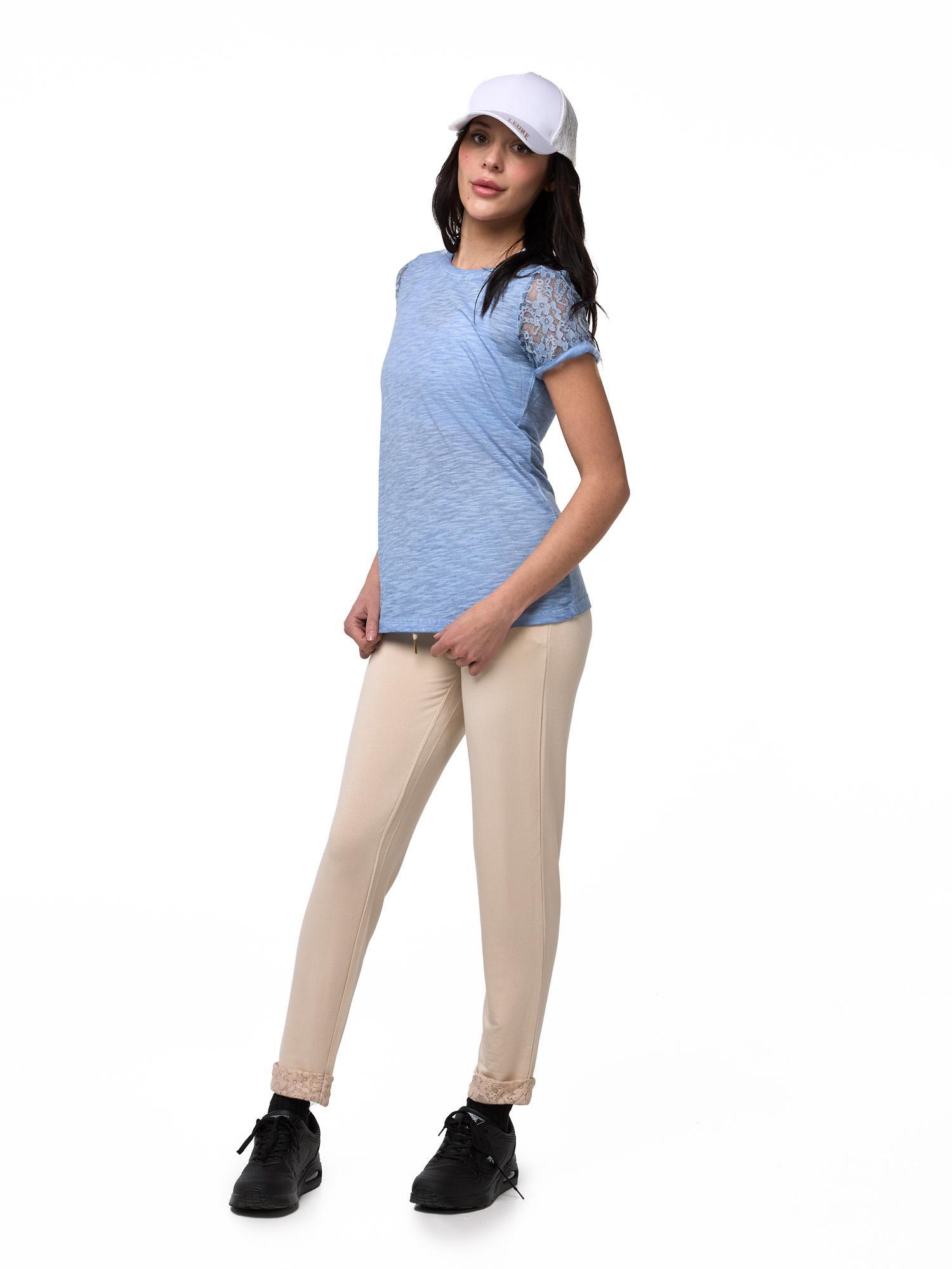 T-shirt manches courtes femme Leone Lace 7/8