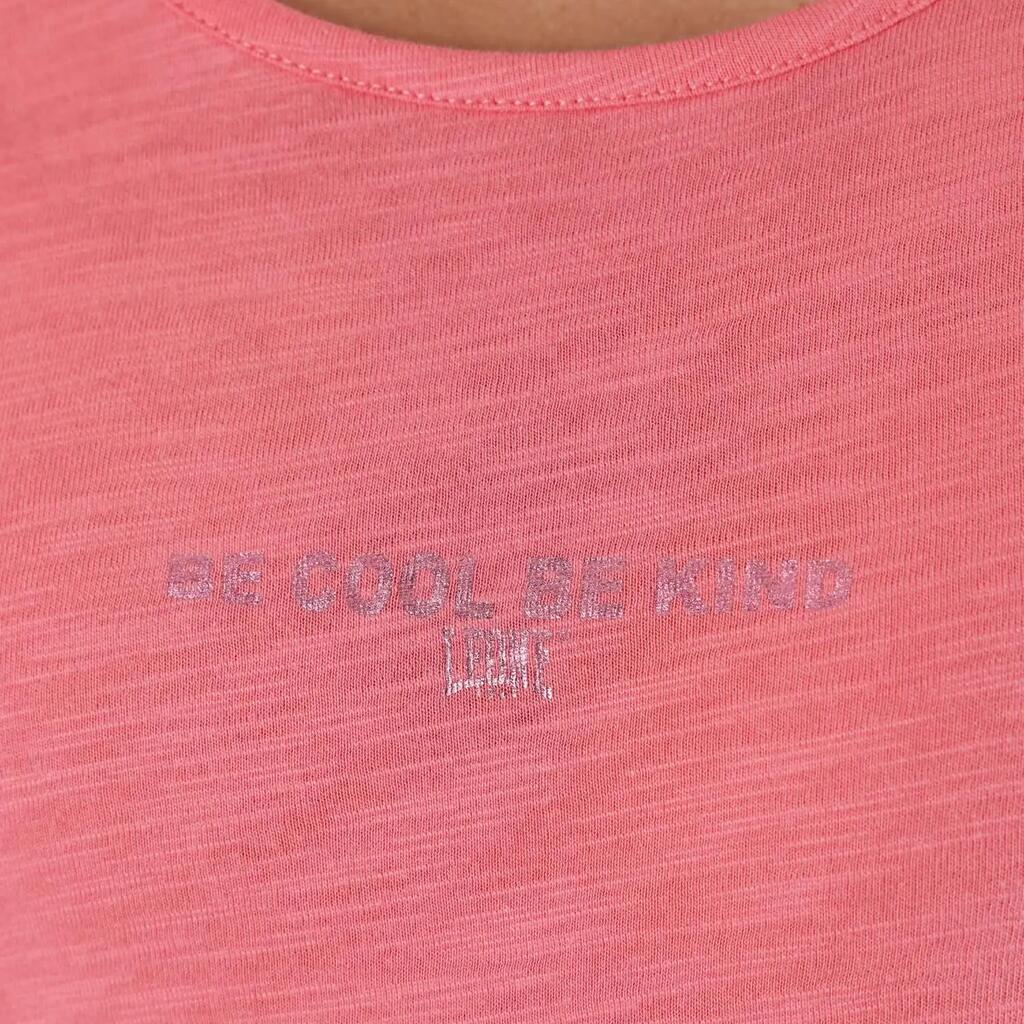 Leone 1947 Apparel women's T-shirt with metallic graphics. Modern casual look.