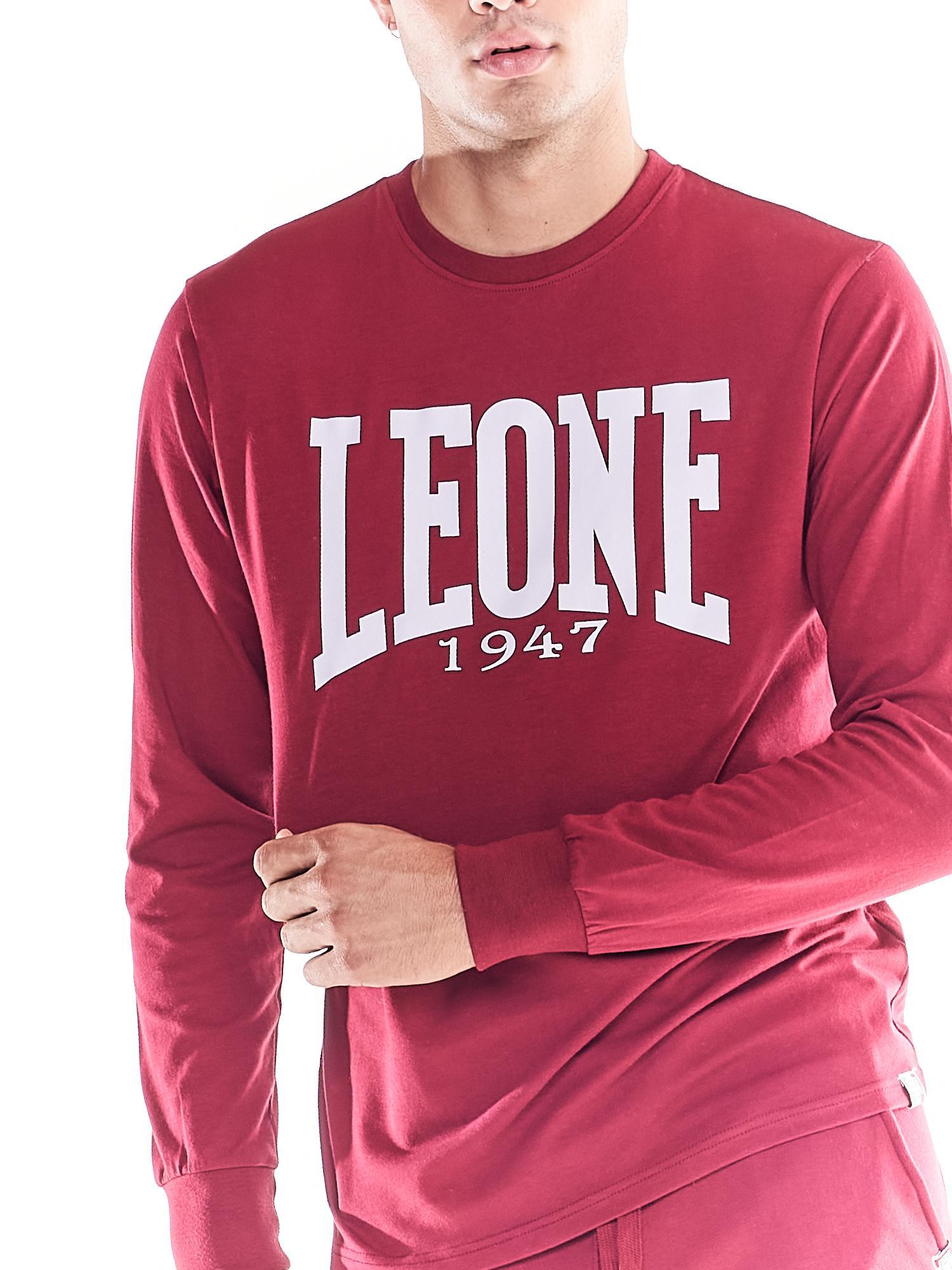 T-shirt da uomo maniche lunghe Leone 1947 Apparel 5/8