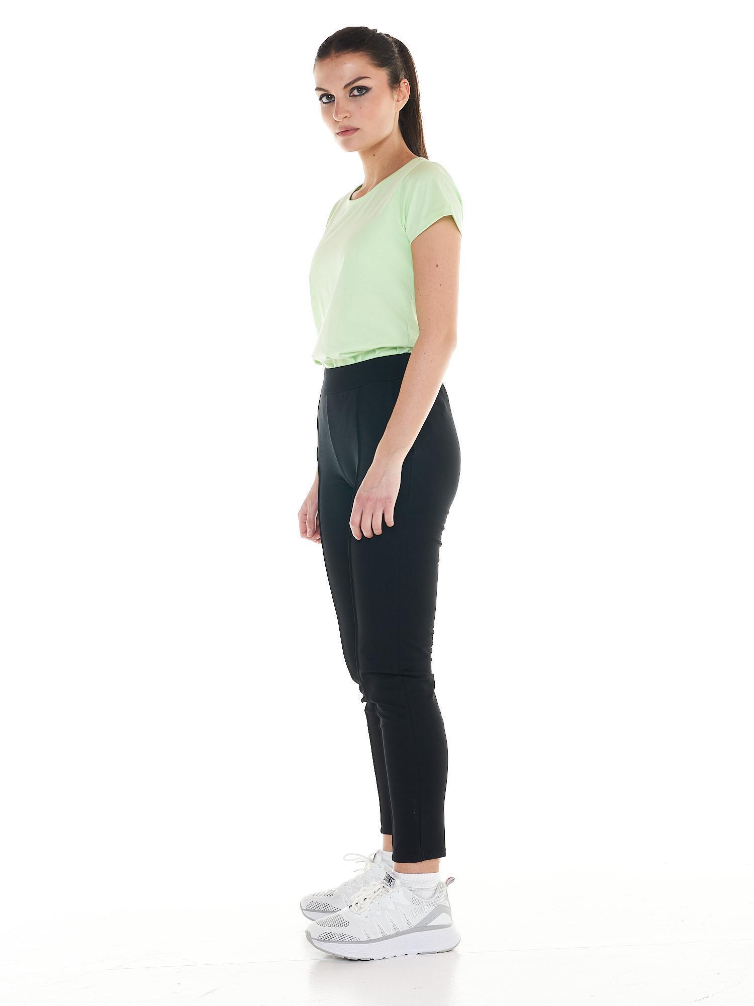 Joggers de mujer con canalé Basic 3/8
