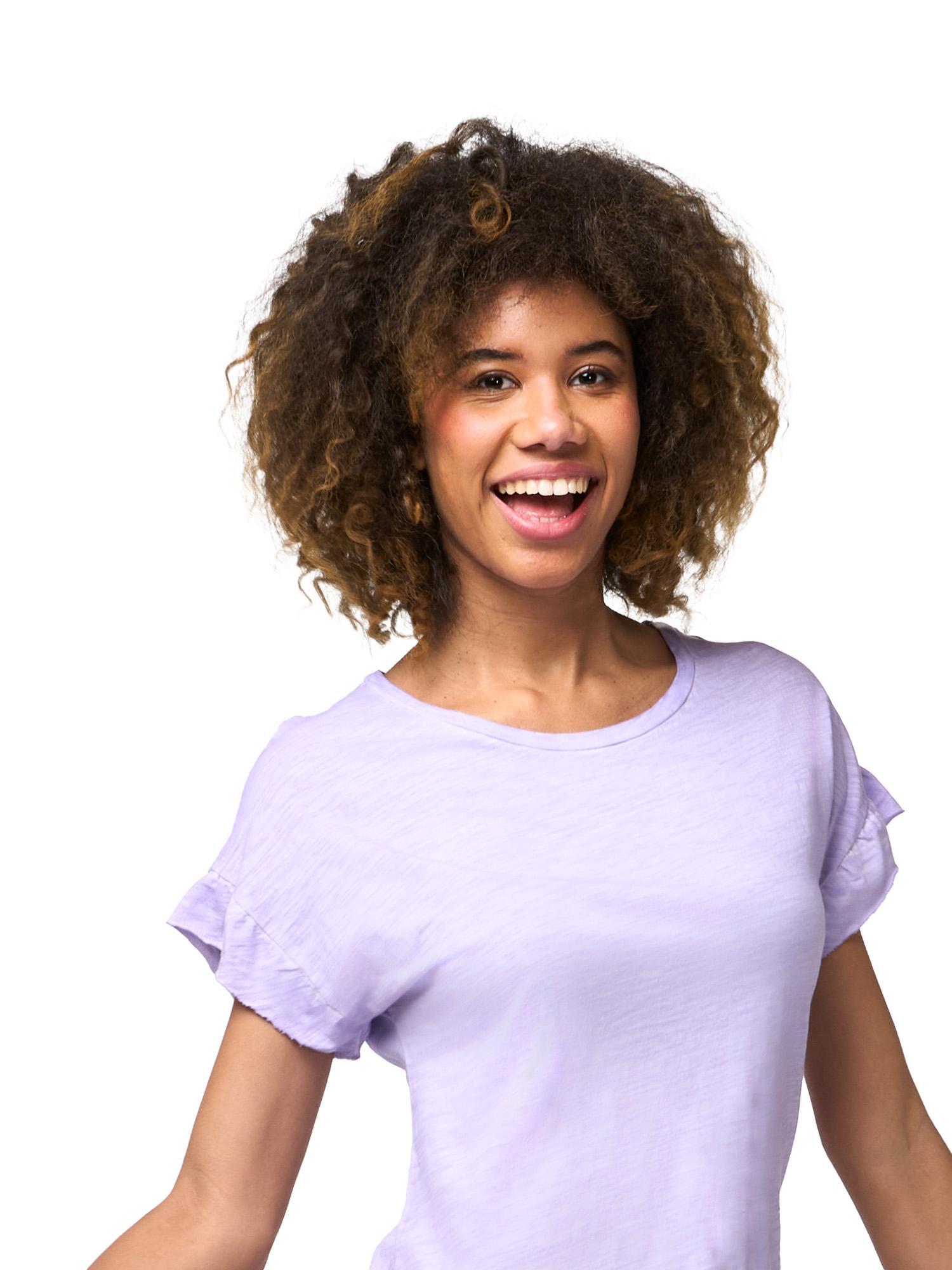 Leone 1947 Apparel T-Shirt mit Batikrüschen. Frischer und lebendiger Look. 5/8