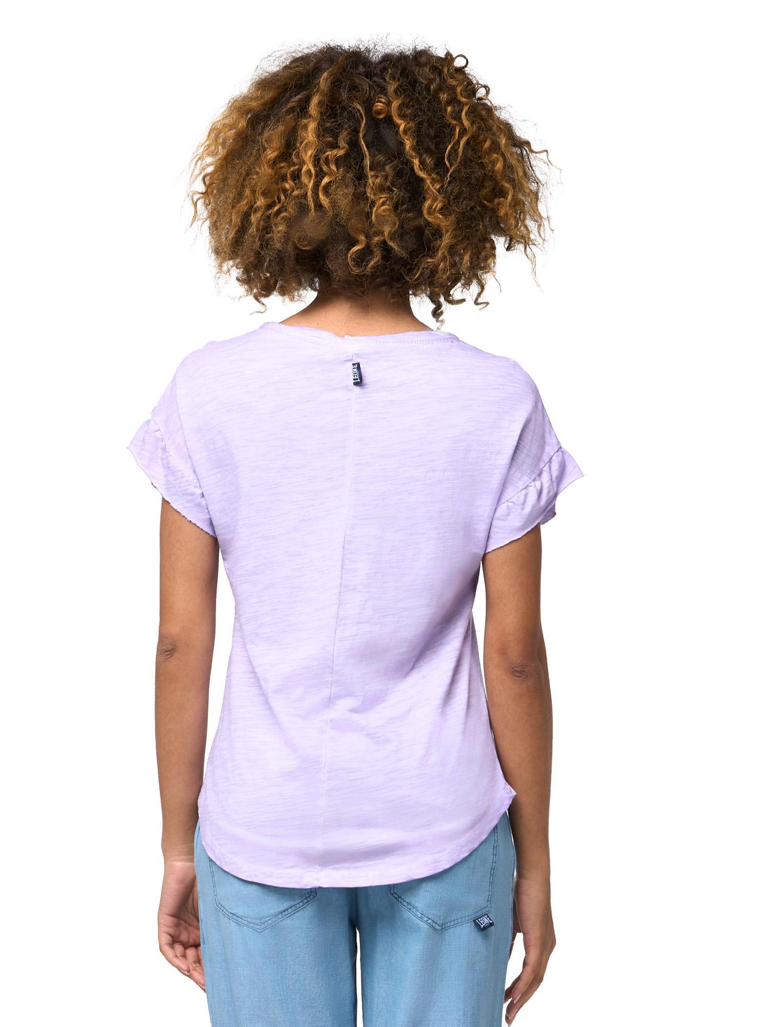 Leone 1947 Apparel T-Shirt mit Batikrüschen. Frischer und lebendiger Look. 4/8