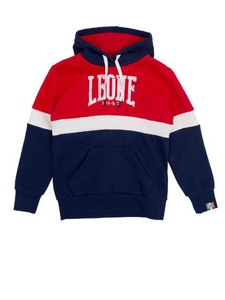 Sweat à capuche enfant Leone grand logo Gris Garçon