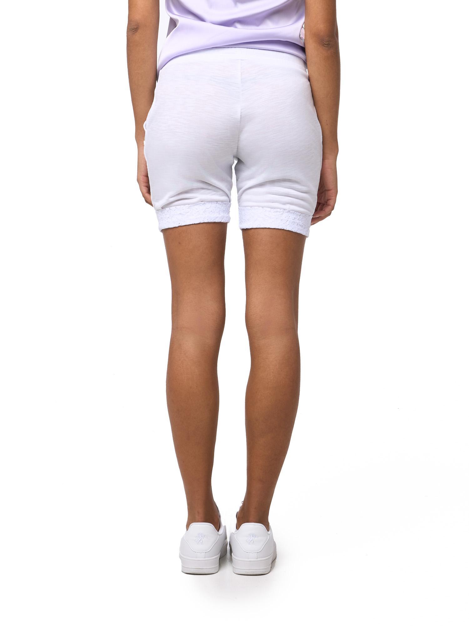Shorts Leone 1947 Apparel elastischer Bund Spitzendetails bequem 4/8