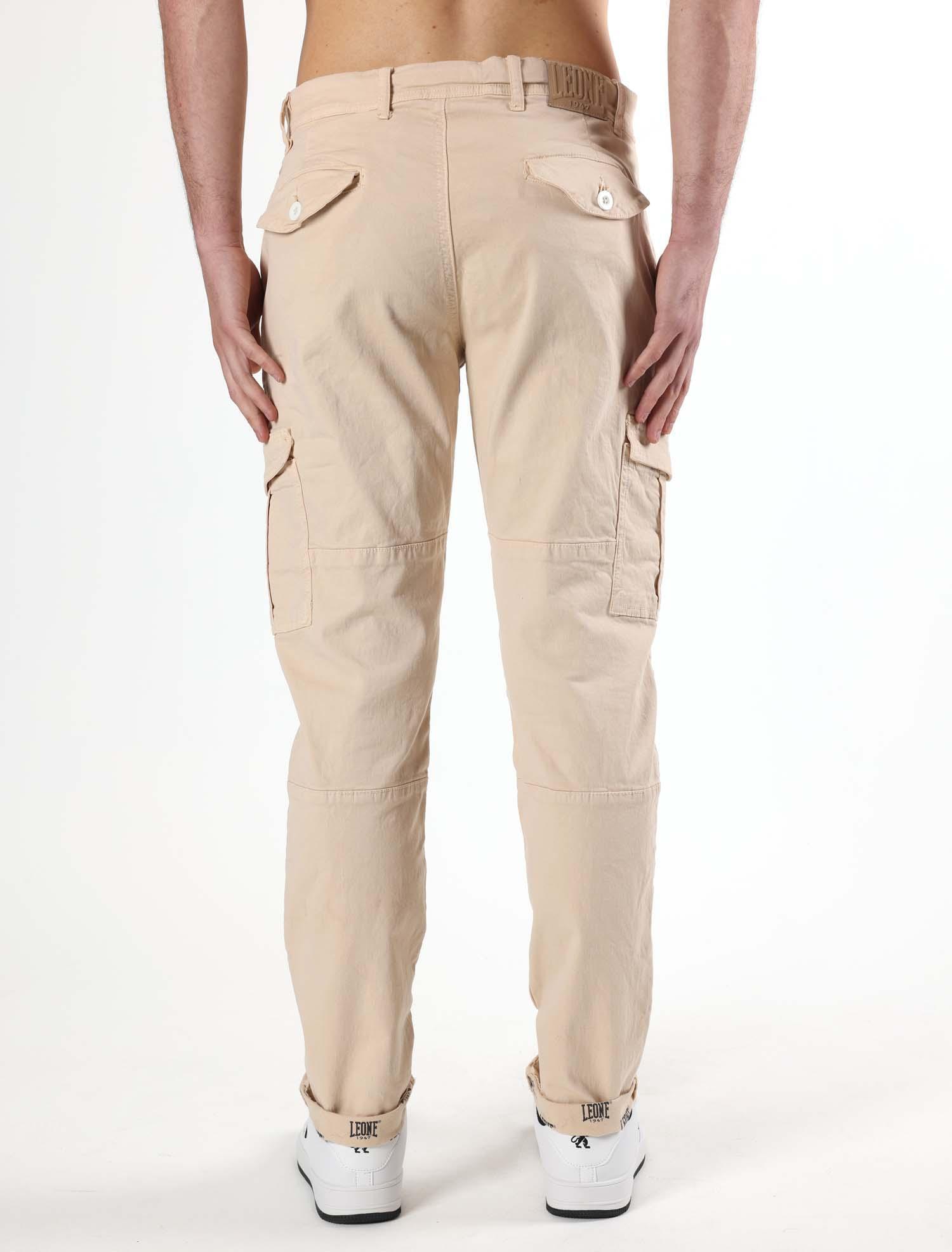 Pantalón cargo de hombre Leone Beach con bolsillos grandes 4/5