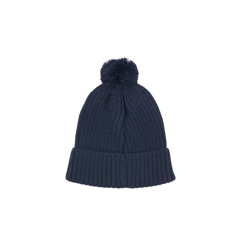 Căciulă tricotată simplă pentru femei cu pompon