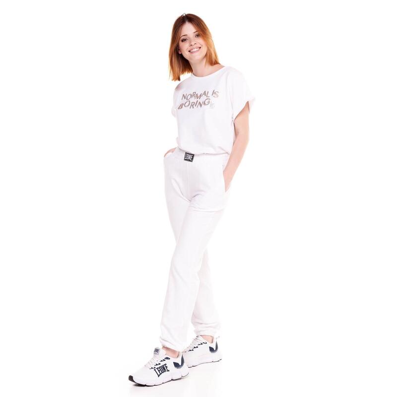 Pantaloni jogging aurii și argintii pentru femei