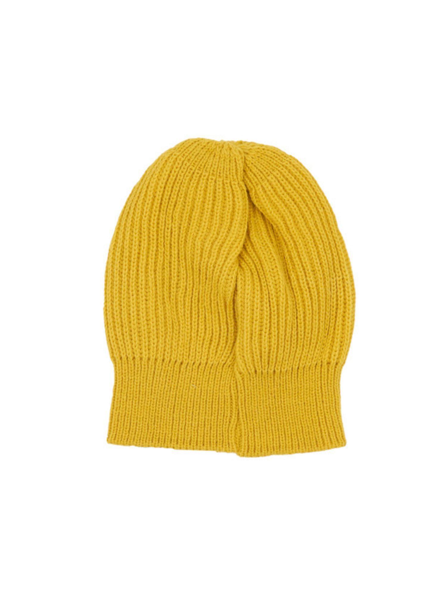 Tricot muts met klein "Basic" logo 2/7