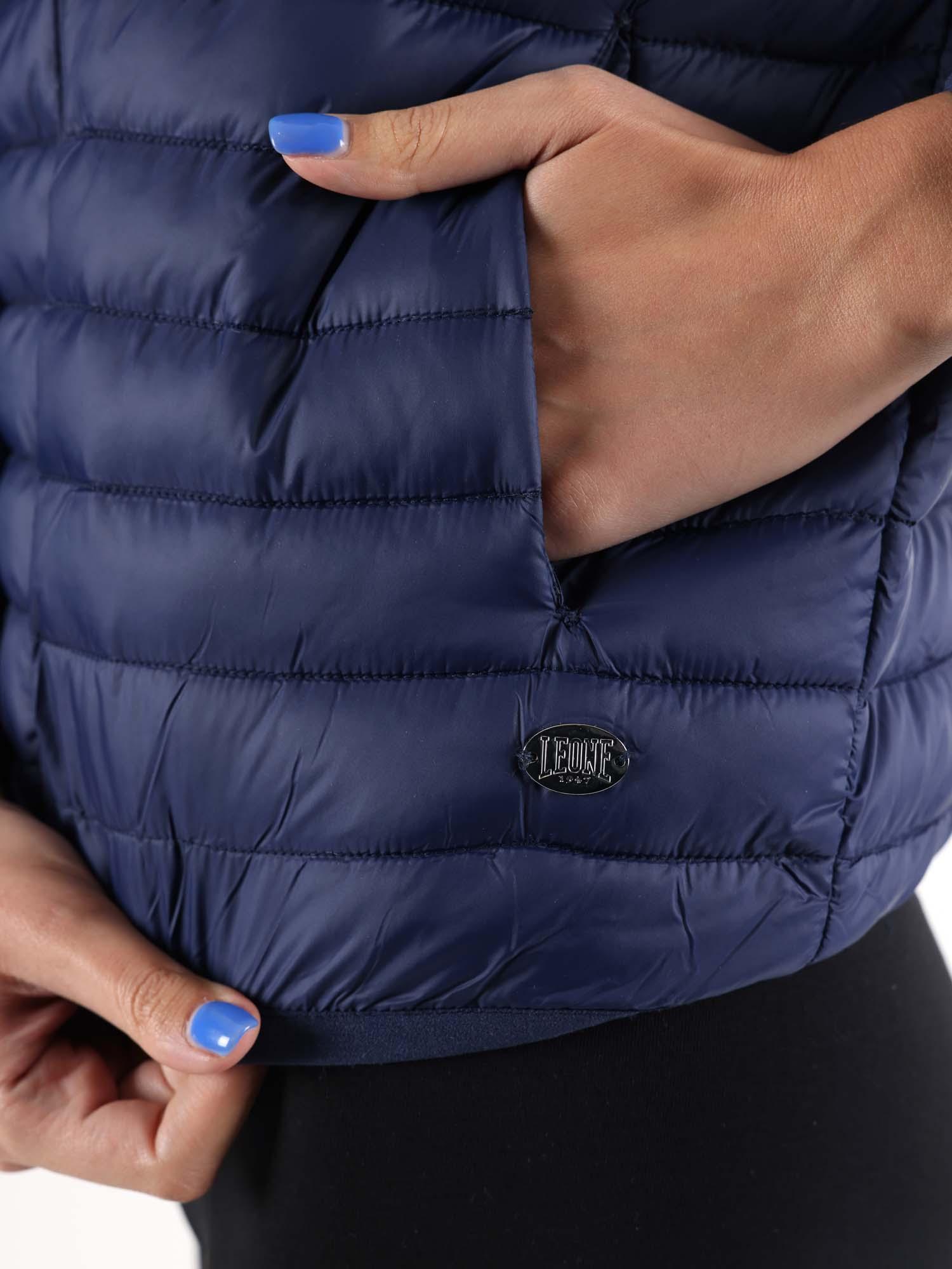 Leone Basic dameslentejas met capuchon en ritssluiting 3/8