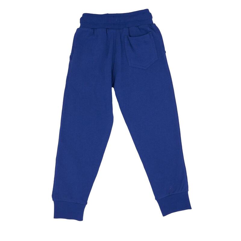 Pantaloni jogger simpli cu logo mare pentru băieți
