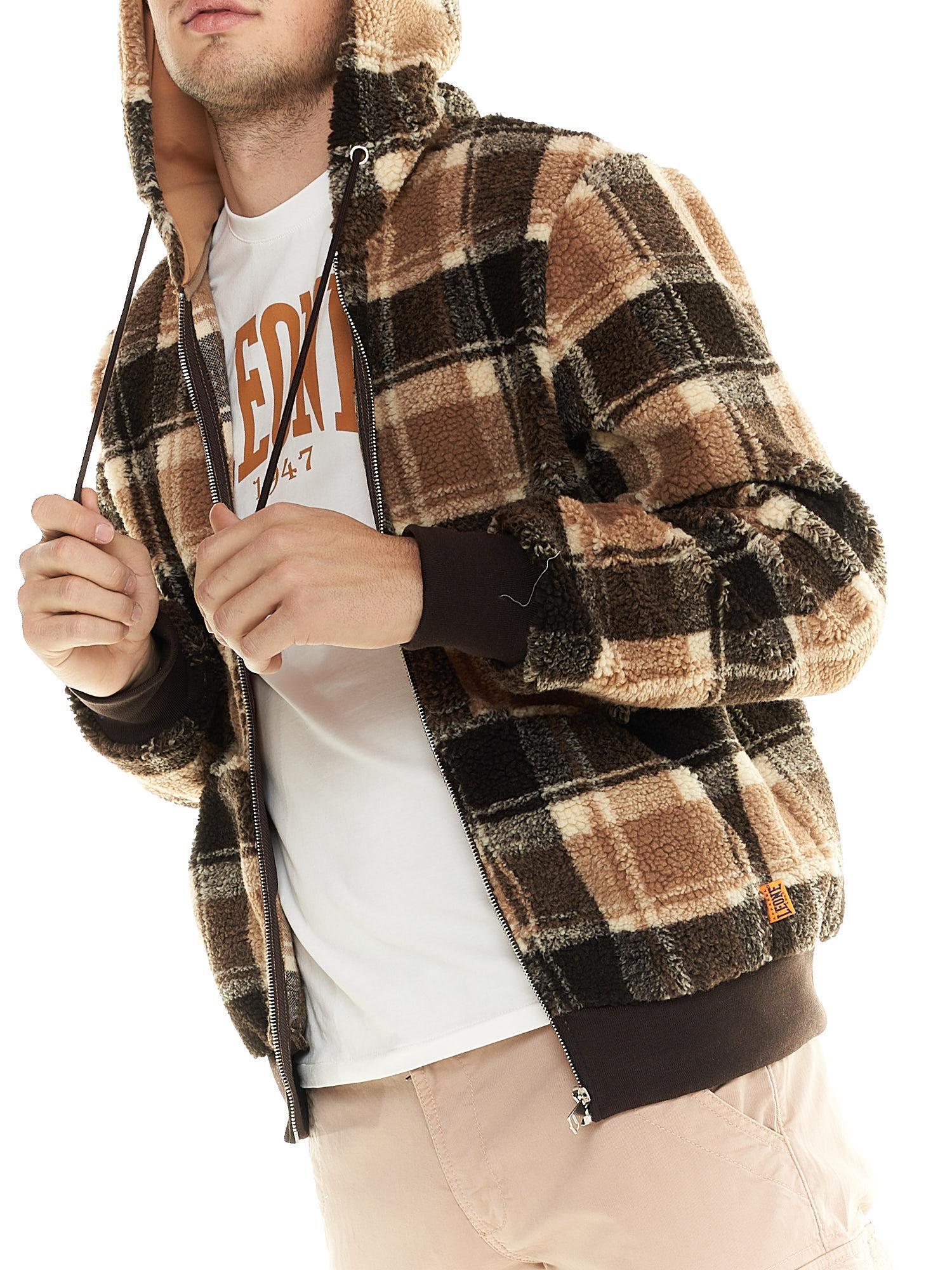 Veste homme à capuche Leone en sherpa Shades 5/5