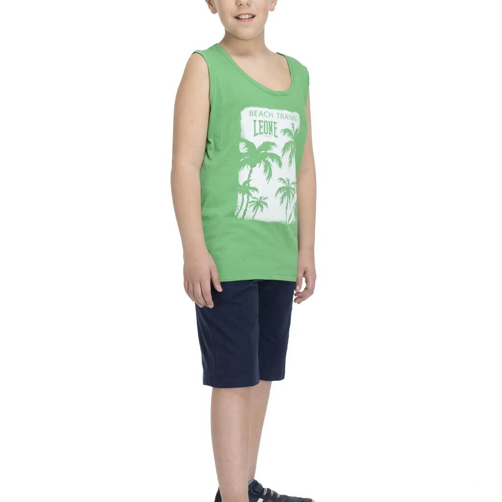 Boy tank + bermuda Beach