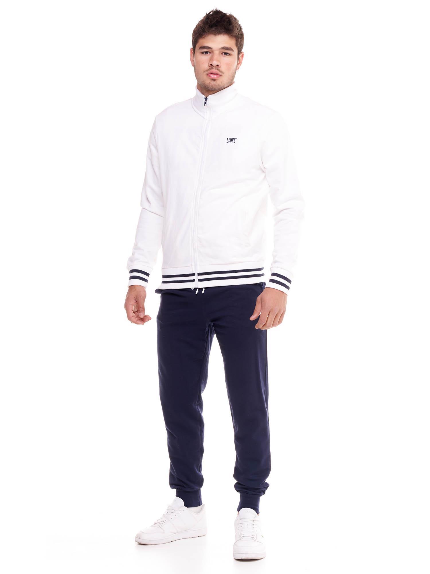 Conjunto de treino masculino Welcome Back com gola alta e fecho de correr. 2/8
