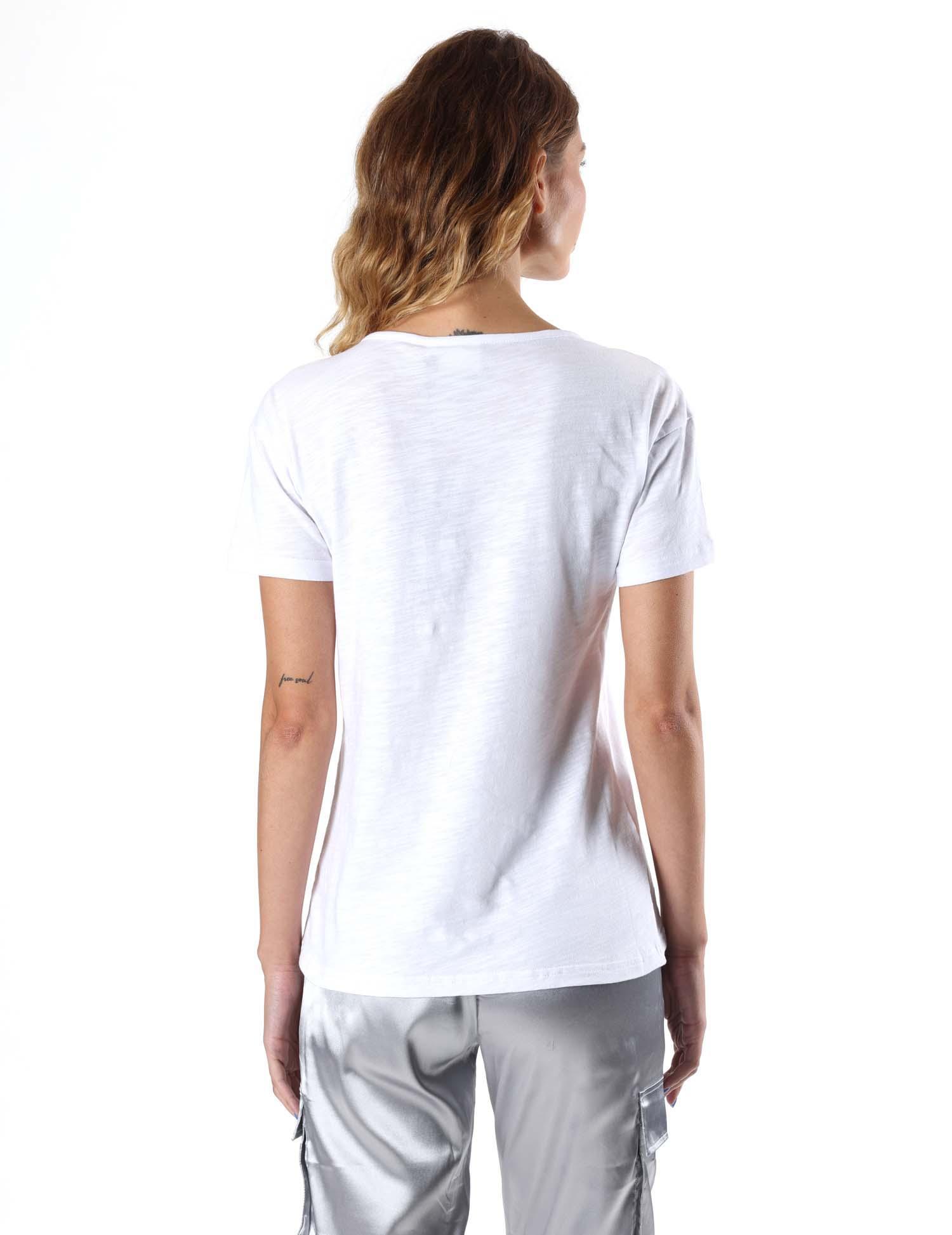 T-shirt femme Leone 1947 Apparel motifs métalliques confort quotidien 4/8