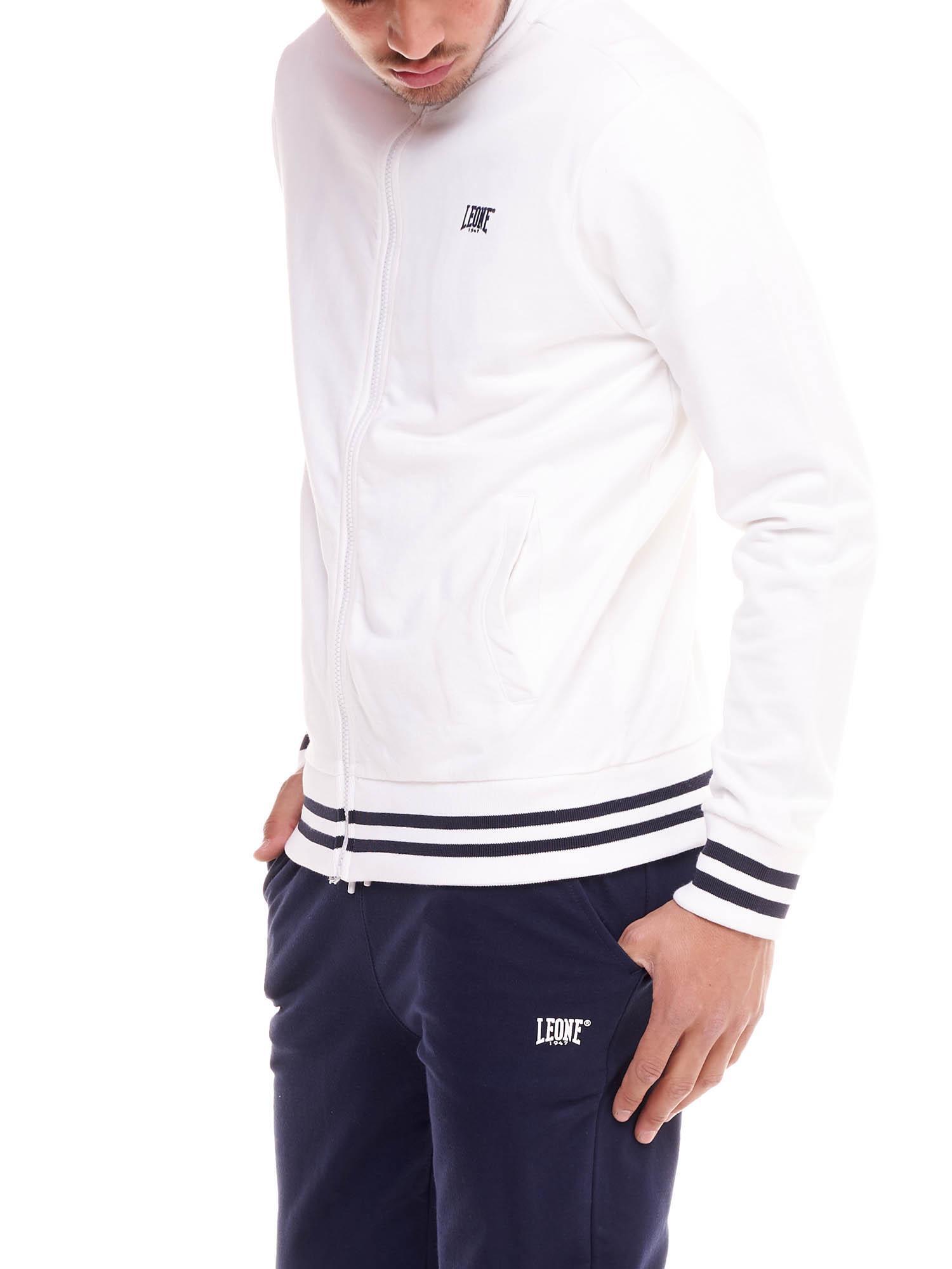 Conjunto de treino masculino Welcome Back com gola alta e fecho de correr. 4/8