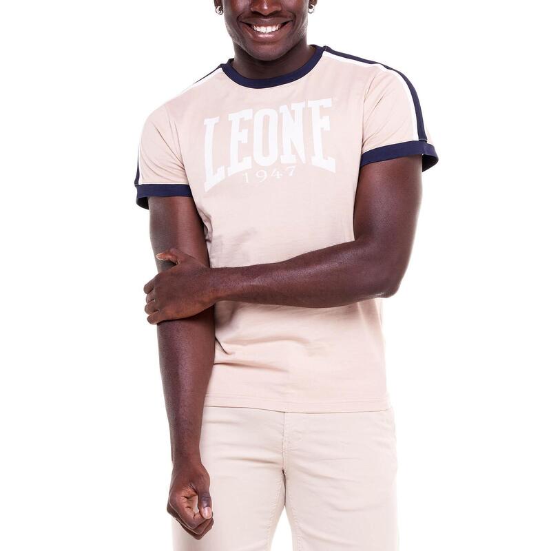 Tricou bărbătesc Earth Tones cu logo mare