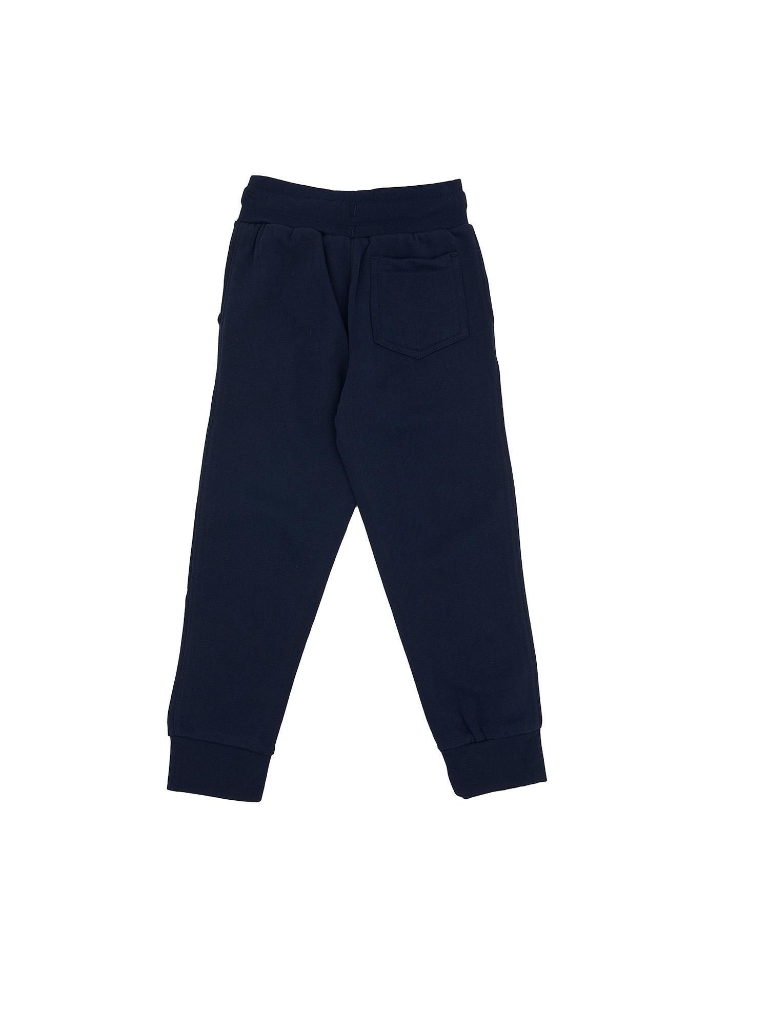 Pantalones de sudadera básicos con logo grande para niños 6/7