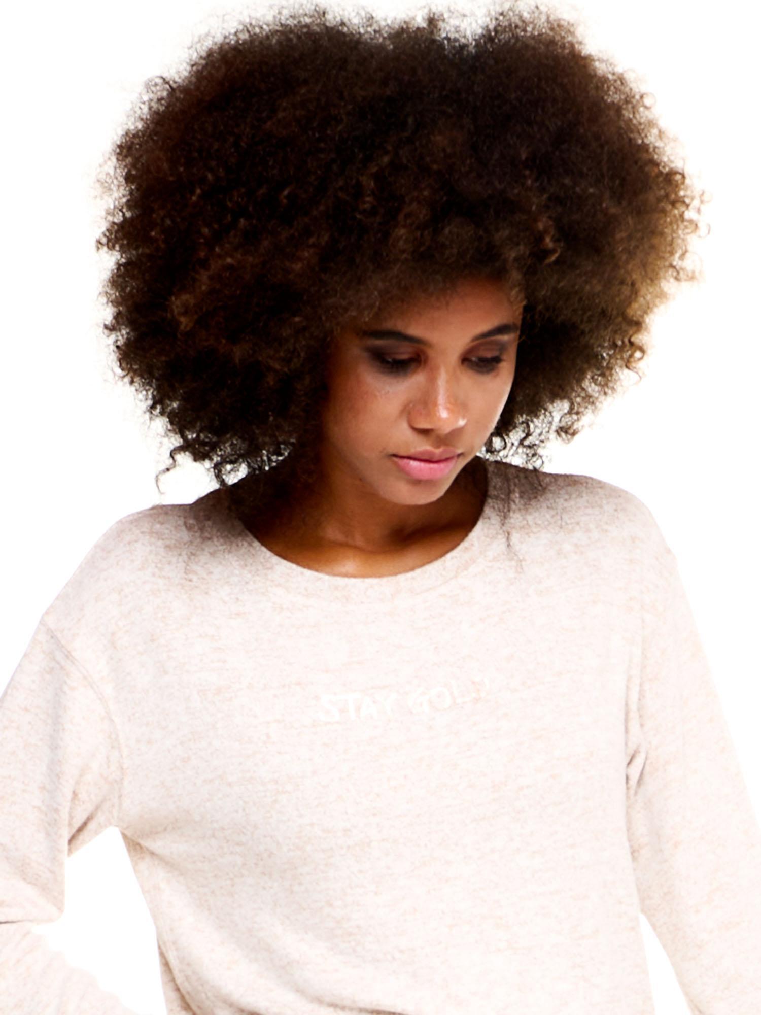 Leone dames sweatshirts met ronde hals, winterse chique stijl, boksstijl 5/8