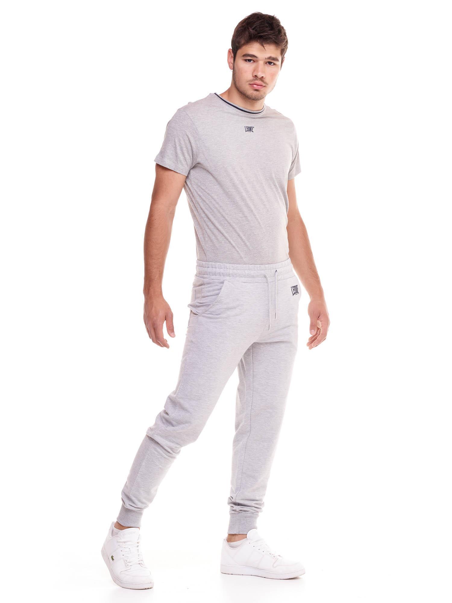 Pantalon de sport homme Leone Basic à revers 3/8