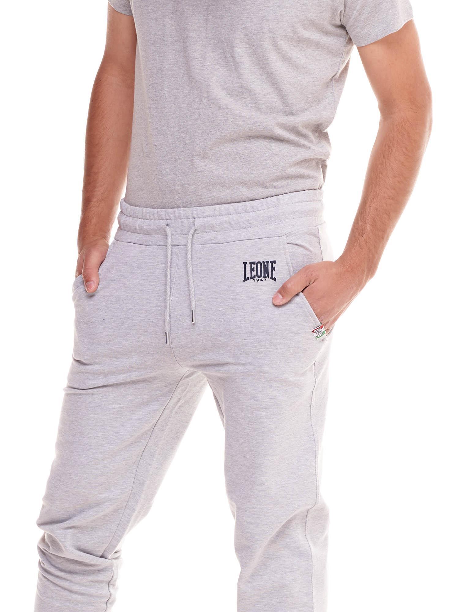 Pantalon de sport homme Leone Basic à revers 5/8
