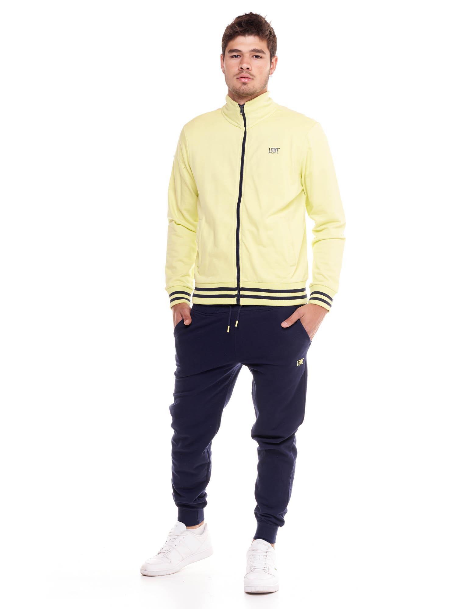 Conjunto de treino masculino Welcome Back com gola alta e fecho de correr. 2/8