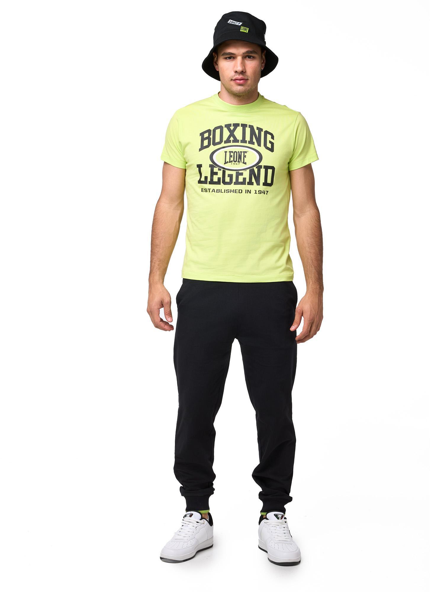 Leone Active Męska koszulka z krótkim rękawem i nadrukiem „Legenda boksu” 2/5