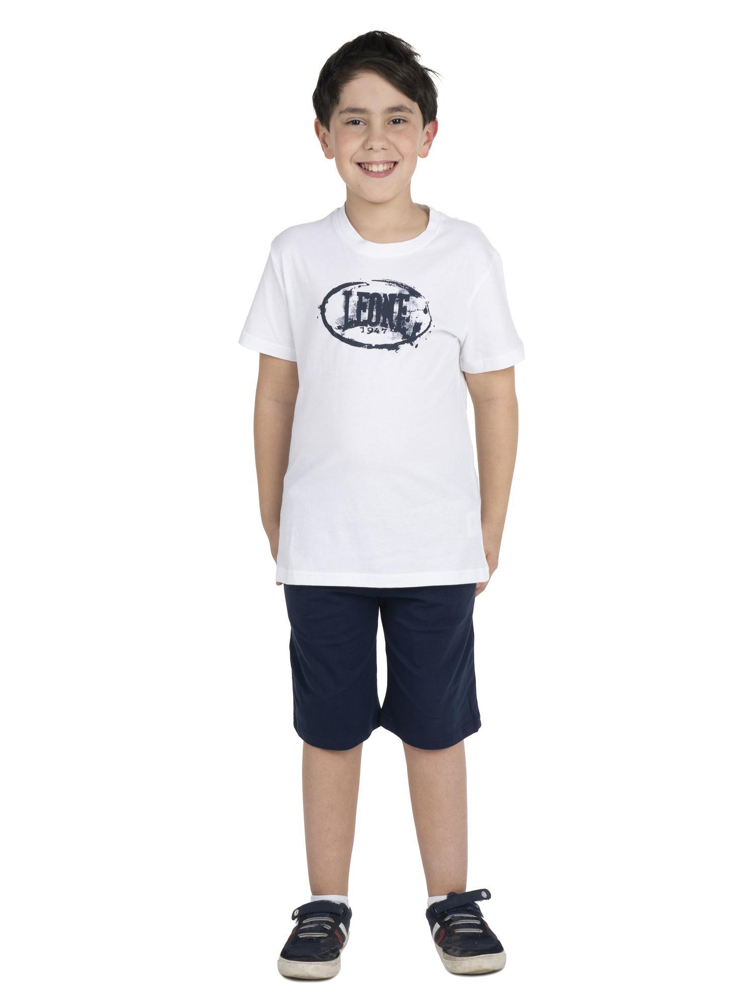 T-shirt enfant basique imprimé logo 6/7