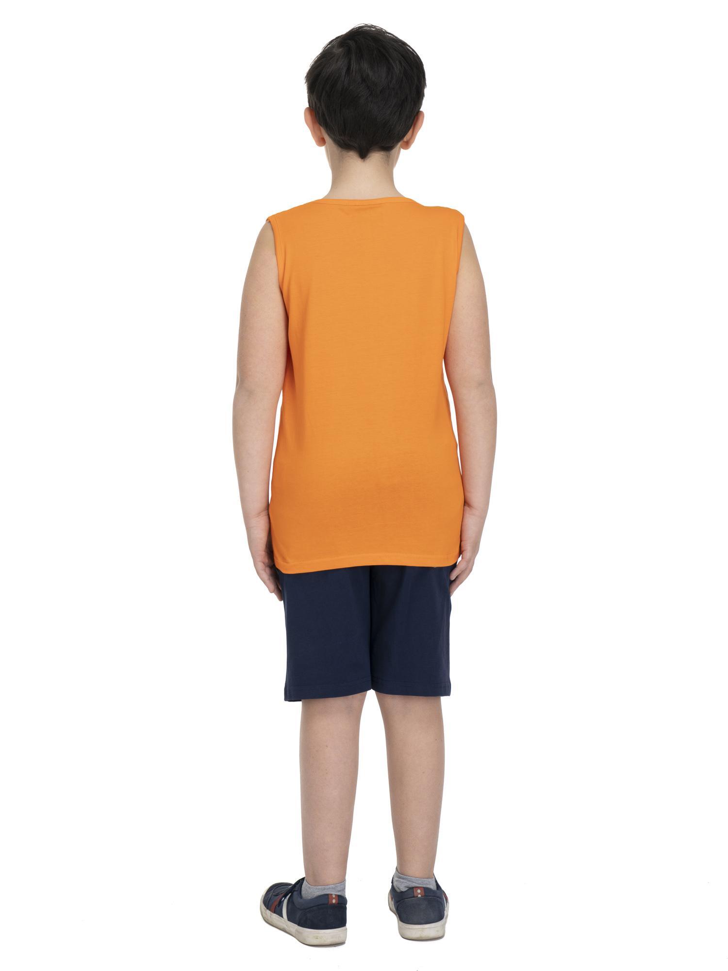 Traje de playa infantil sin mangas. 4/7