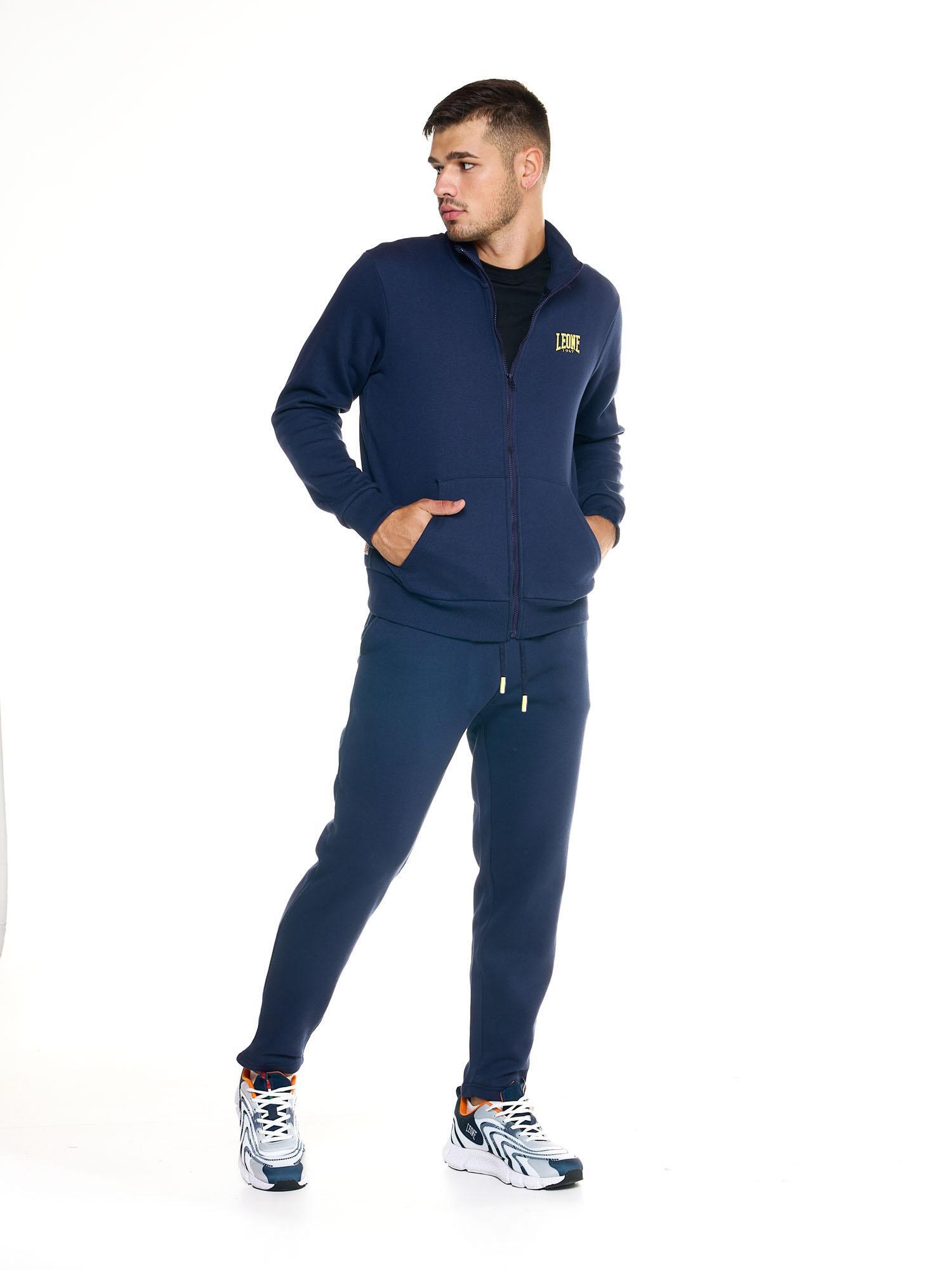 Conjunto de treino masculino Leone 1947 Apparel Welcome Back, fecho, gola alta 3/5