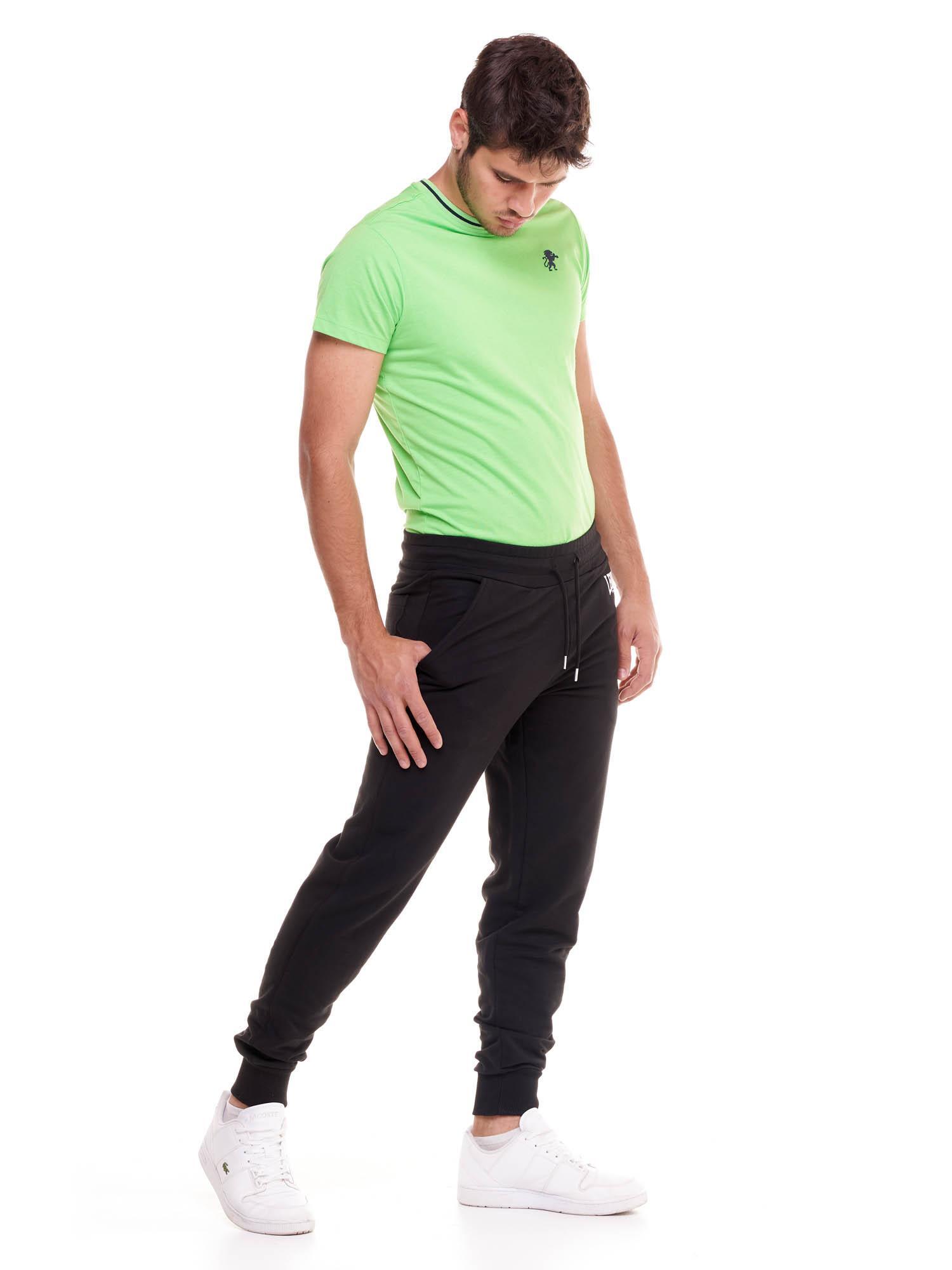 Pantalón deportivo de hombre Leone Basic con puños 3/8
