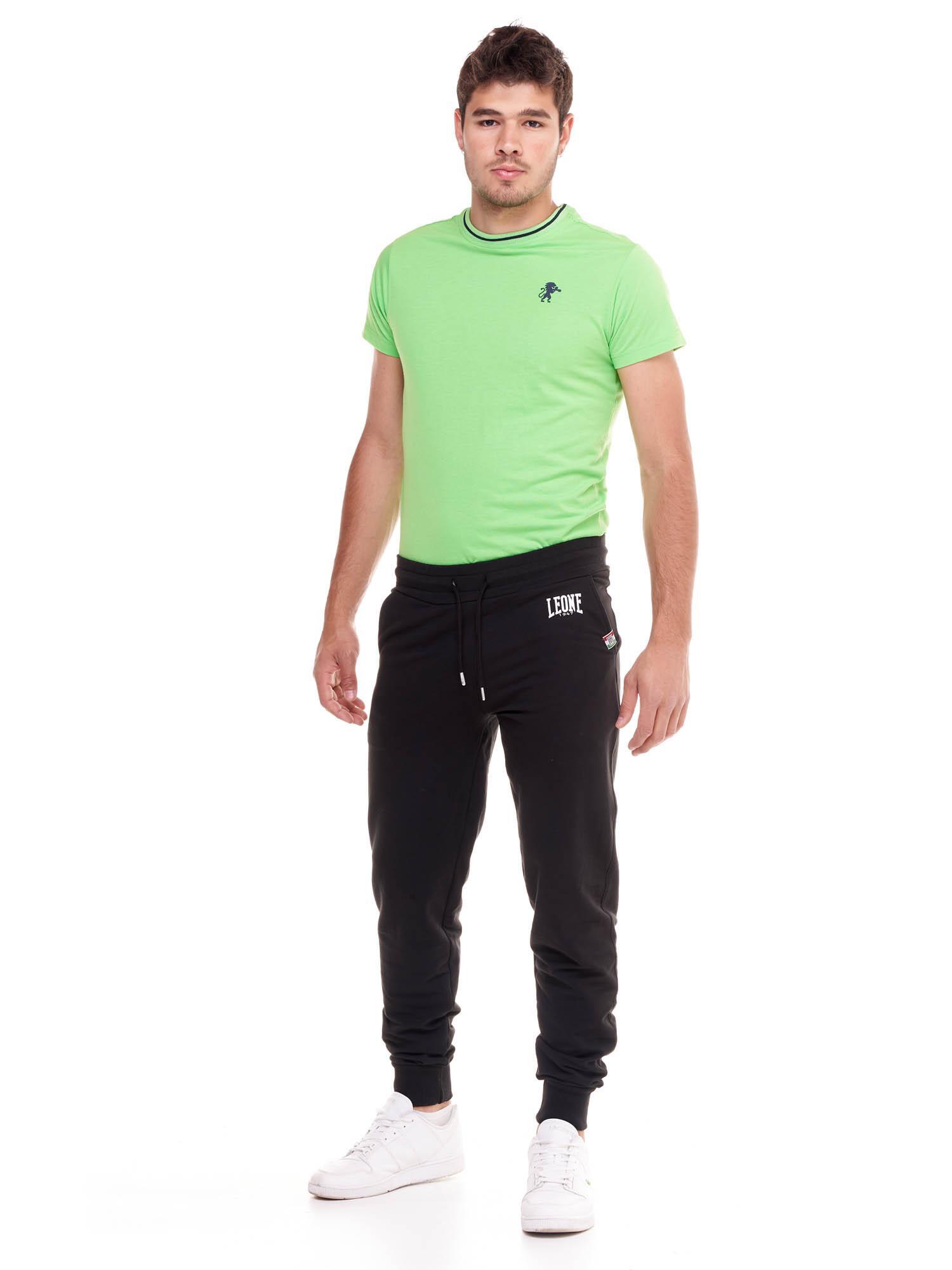 Pantalón deportivo de hombre Leone Basic con puños 2/8