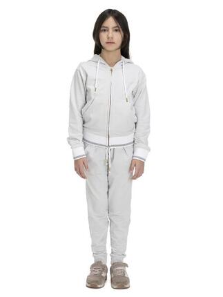 Veste à capuche fille brillante