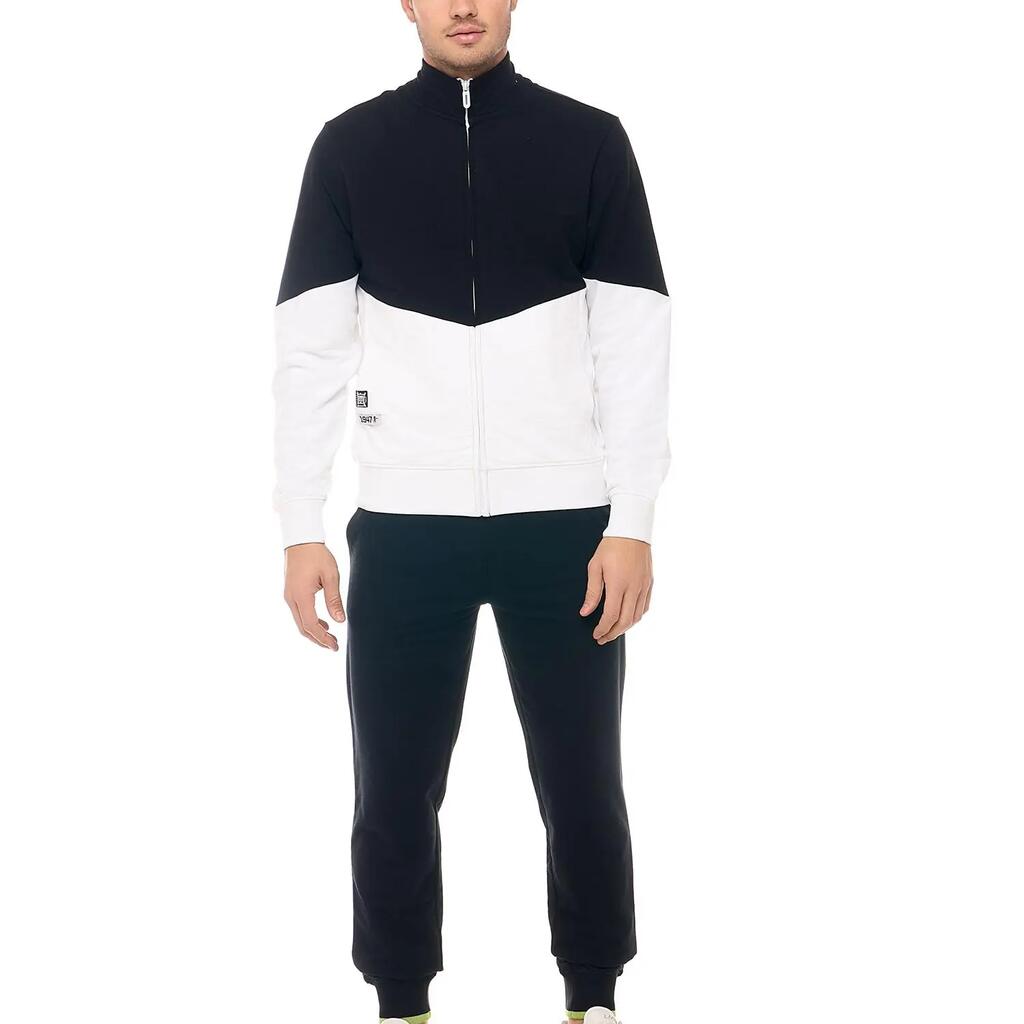 Leone Active Men's Non-Sweat Zip-Up Tracksuit with Collar
