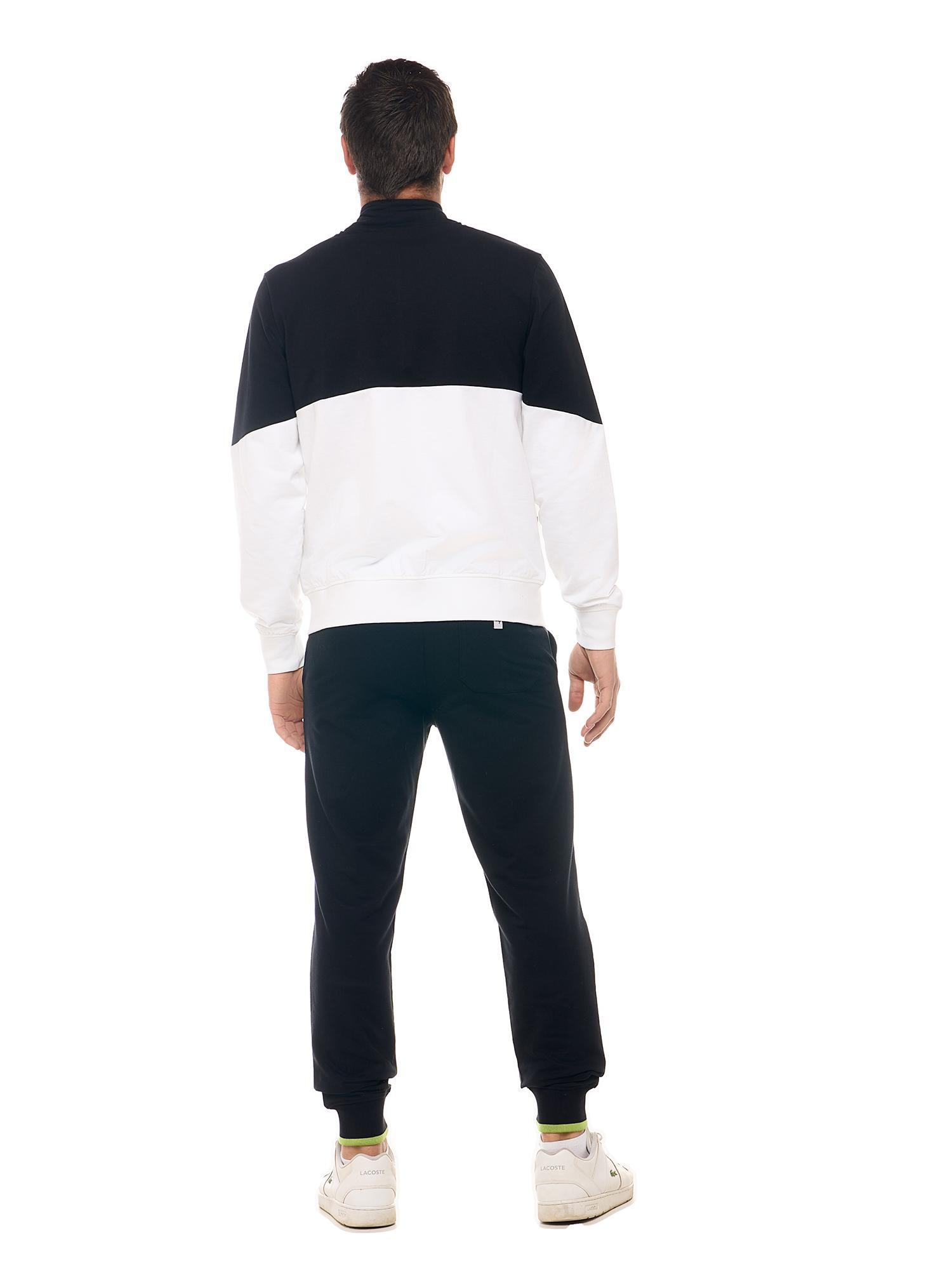 Tuta da uomo non felpata con zip e colletto non felpata Leone Active 4/6