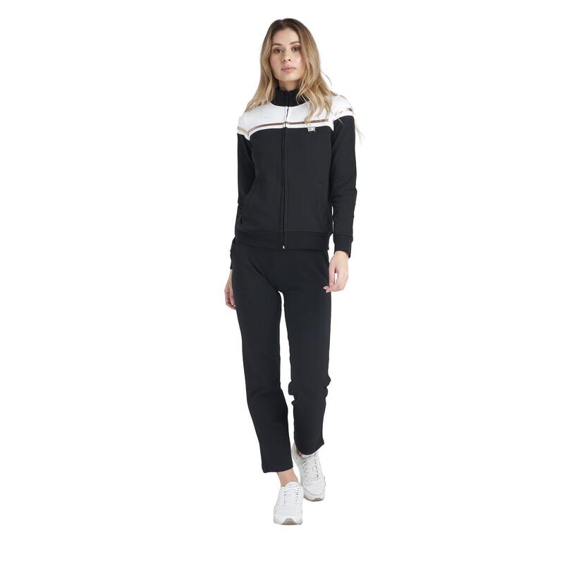 Trening de damă cu guler înalt și fermoar din linia Chic Active