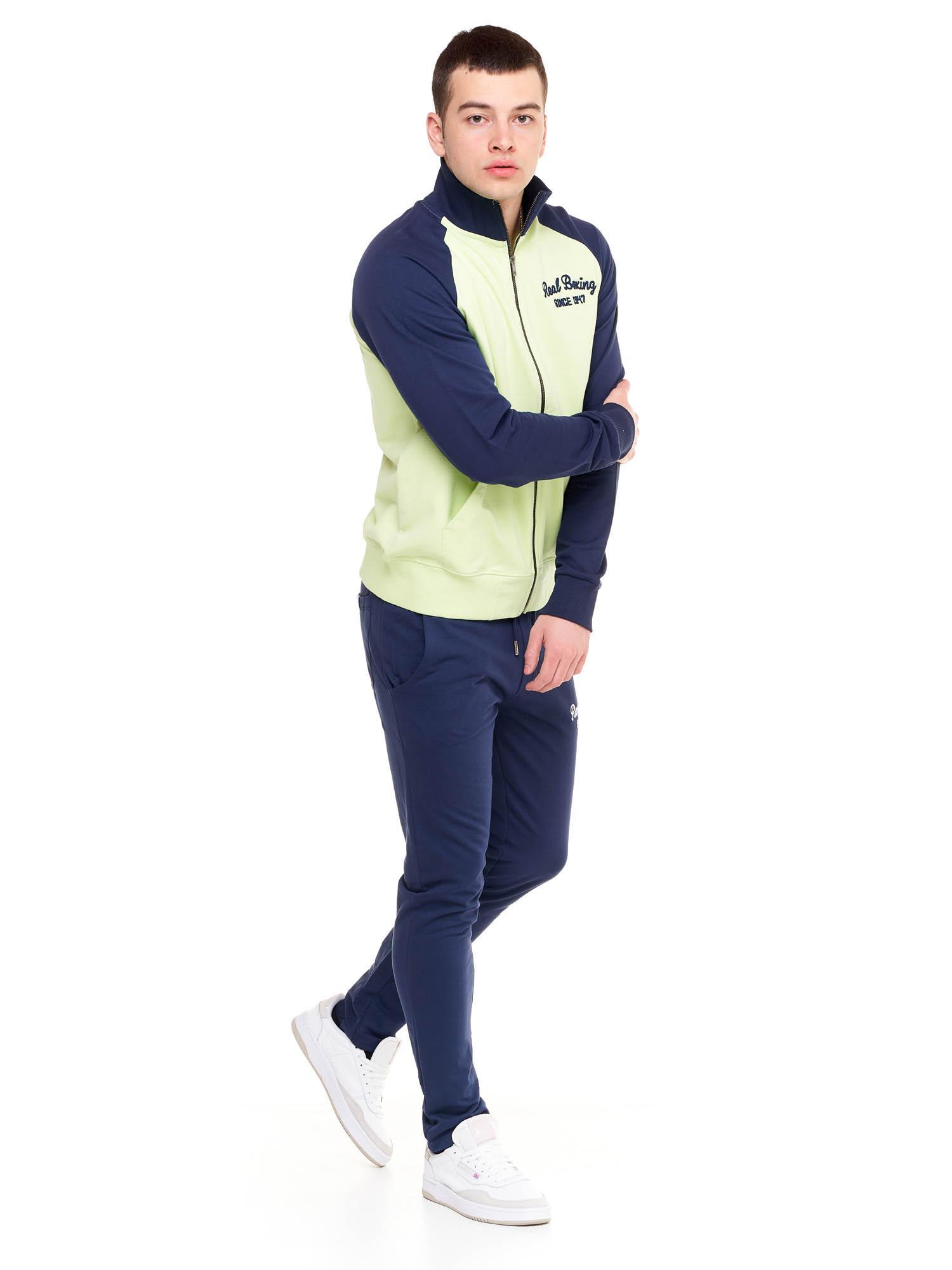 Conjunto de treino masculino Leone 1947 Apparel Real Boxing, fecho, gola alta 3/5