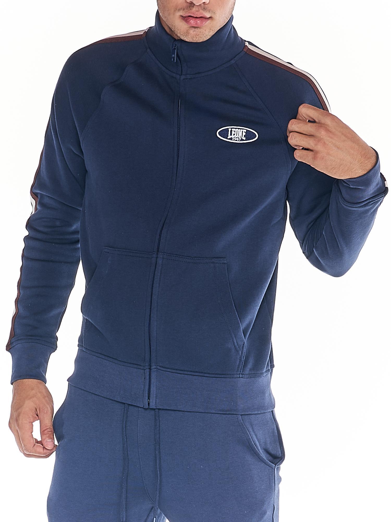 Chándal de hombre con cremallera completa, cuello alto, línea Tonos Tierra 5/5