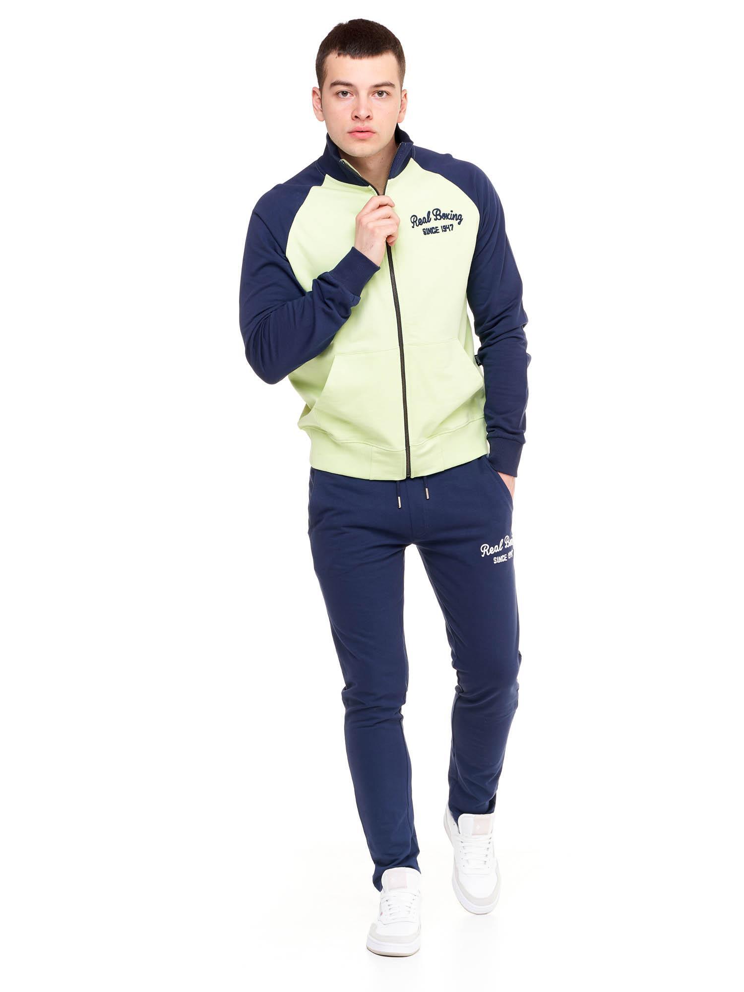 Conjunto de treino masculino Leone 1947 Apparel Real Boxing, fecho, gola alta 2/5
