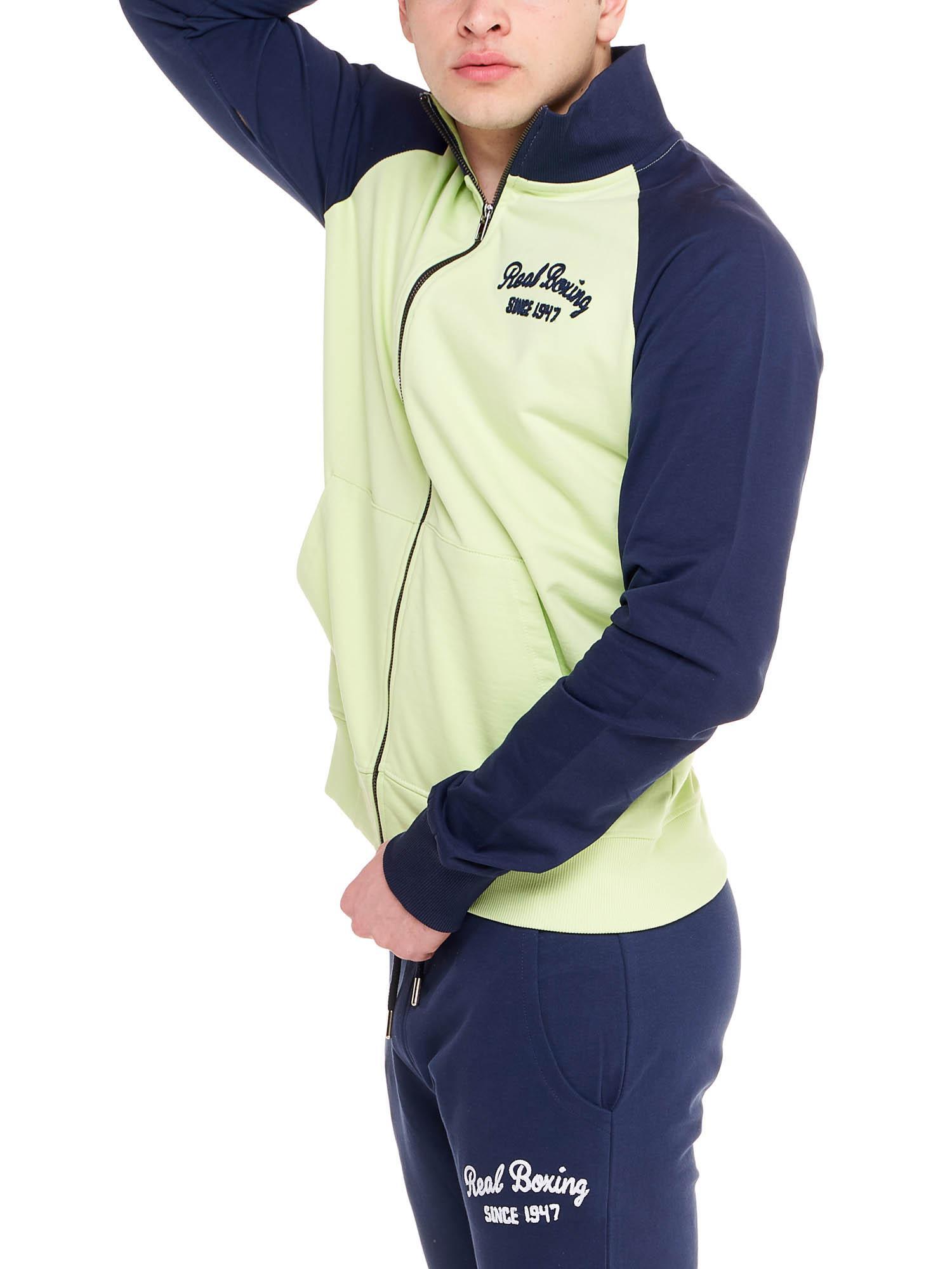 Conjunto de treino masculino Leone 1947 Apparel Real Boxing, fecho, gola alta 5/5