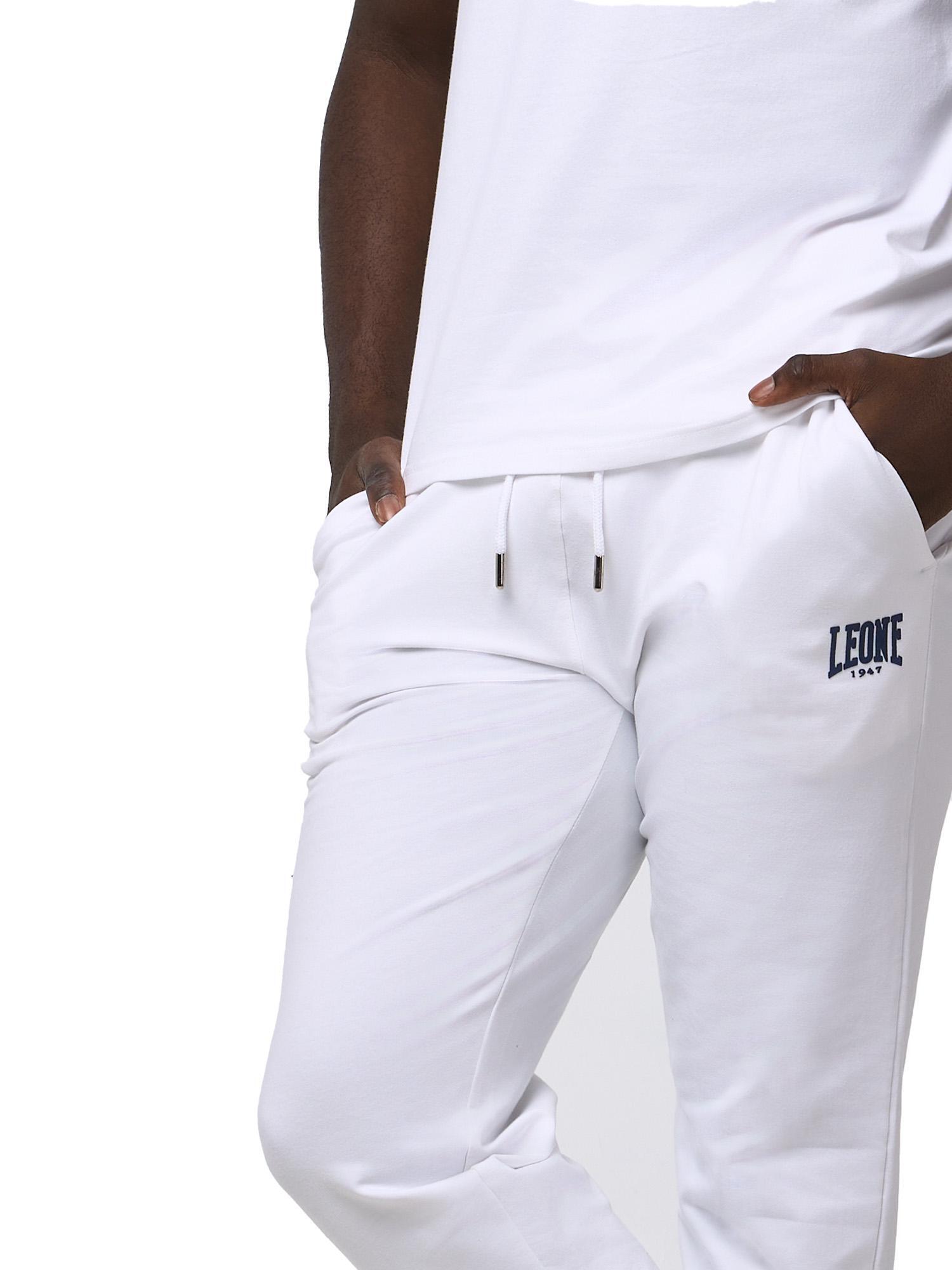 Pantaloni sportivi con polsini da uomo Leone Basic 5/8