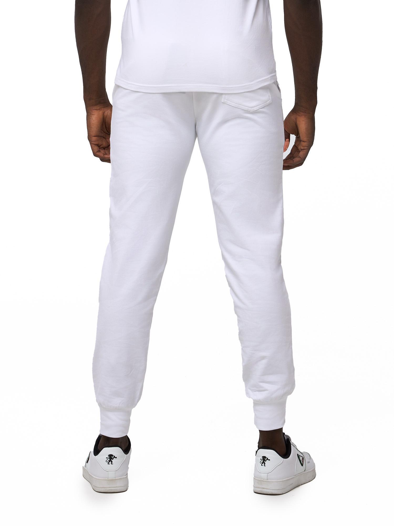 Pantaloni sportivi con polsini da uomo Leone Basic 4/8