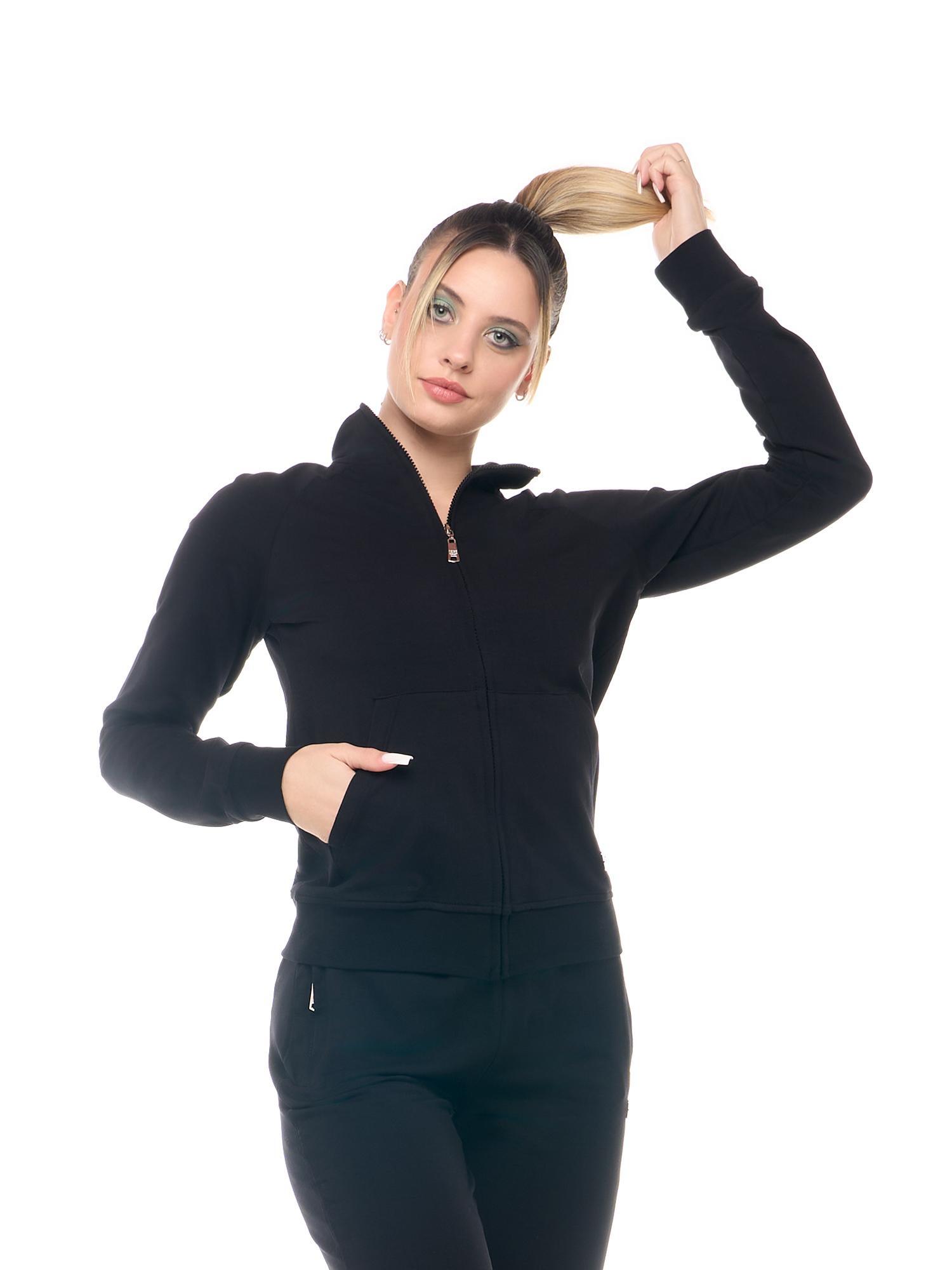 Leone Be Glam damski dres z kołnierzykiem i zamkiem błyskawicznym