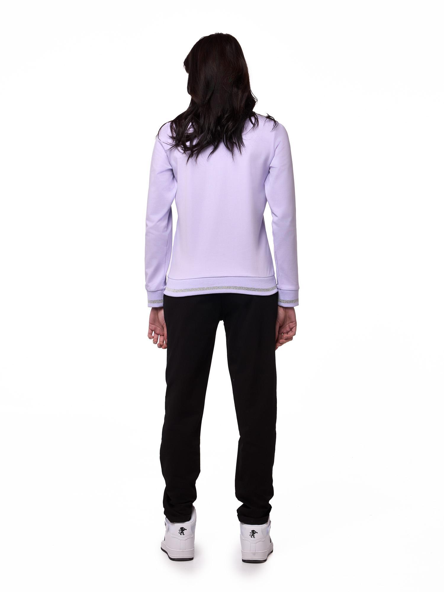 Tuta da donna con felpa con colletto e zip e joggers non felpata Leone Bright 4/8