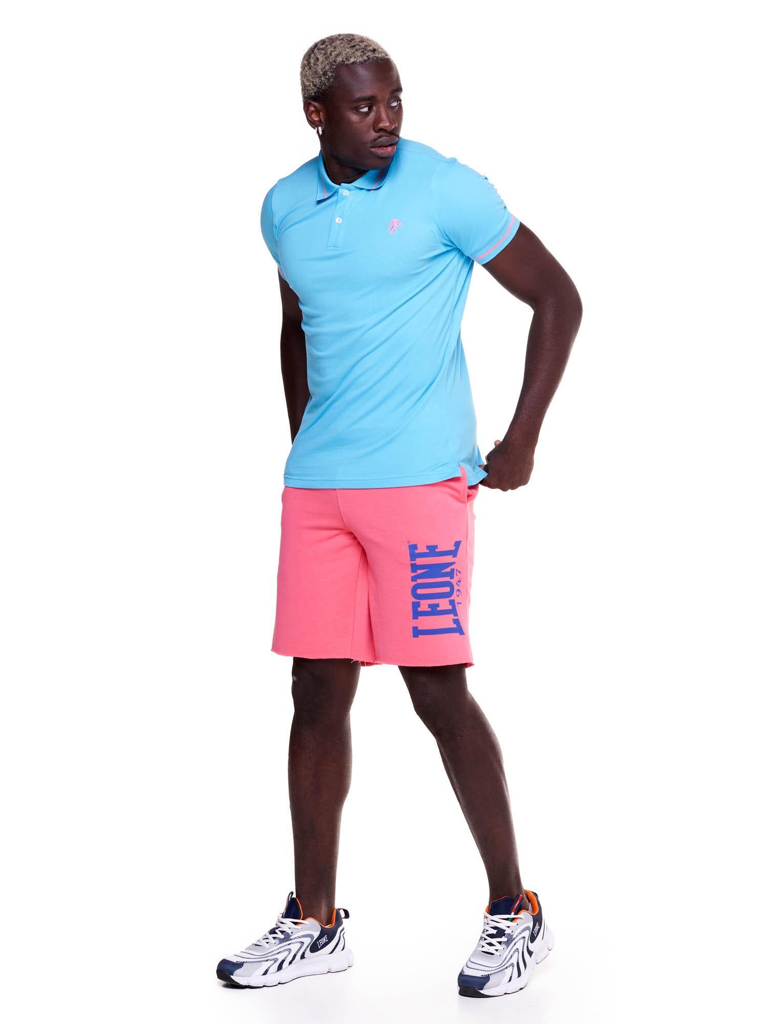 Polo da uomo maniche corte Leone 1947 Apparel linea Bold Colour 3/5