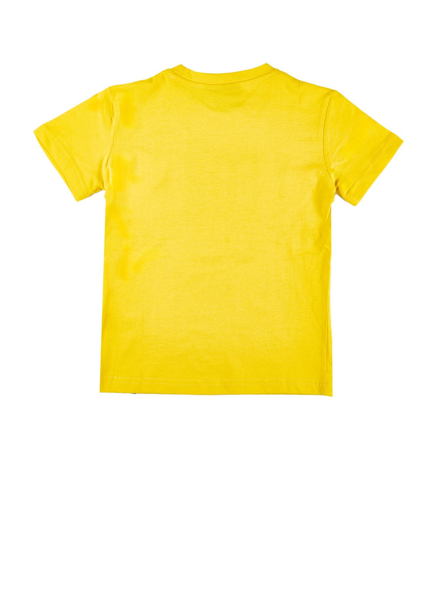 Kinder T-shirt met leeuwenprint en korte mouwen, basic 2/2