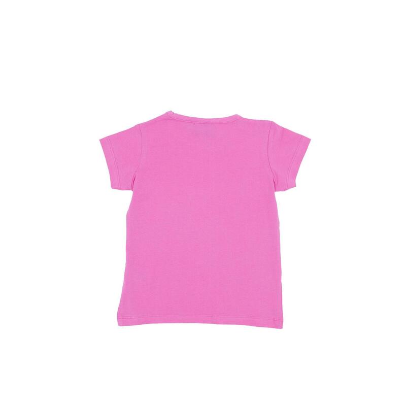 Tricou cu mânecă scurtă pentru fete, cu logo Basic mare