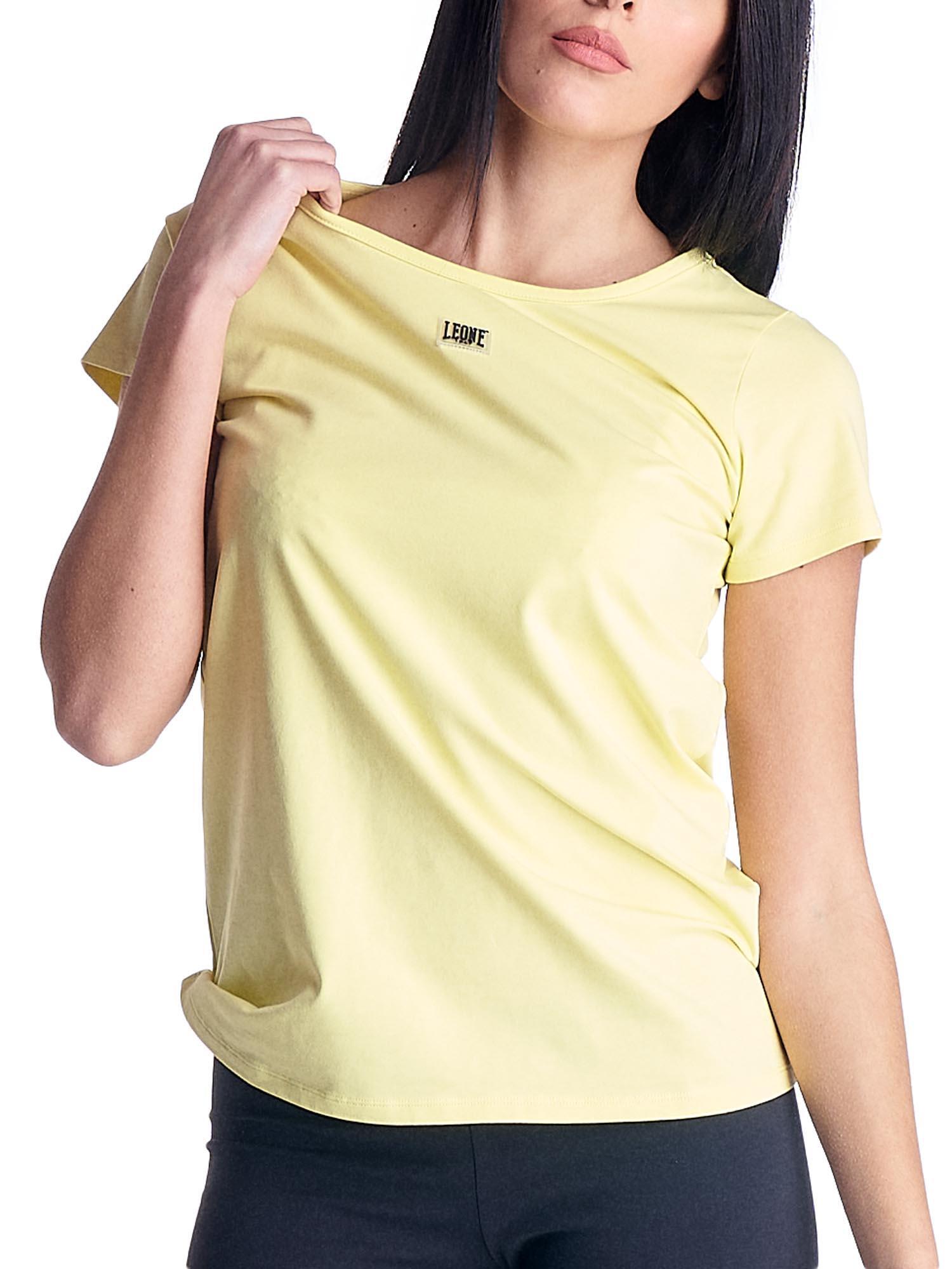 Camiseta básica mujer manga corta cuello redondo 5/8