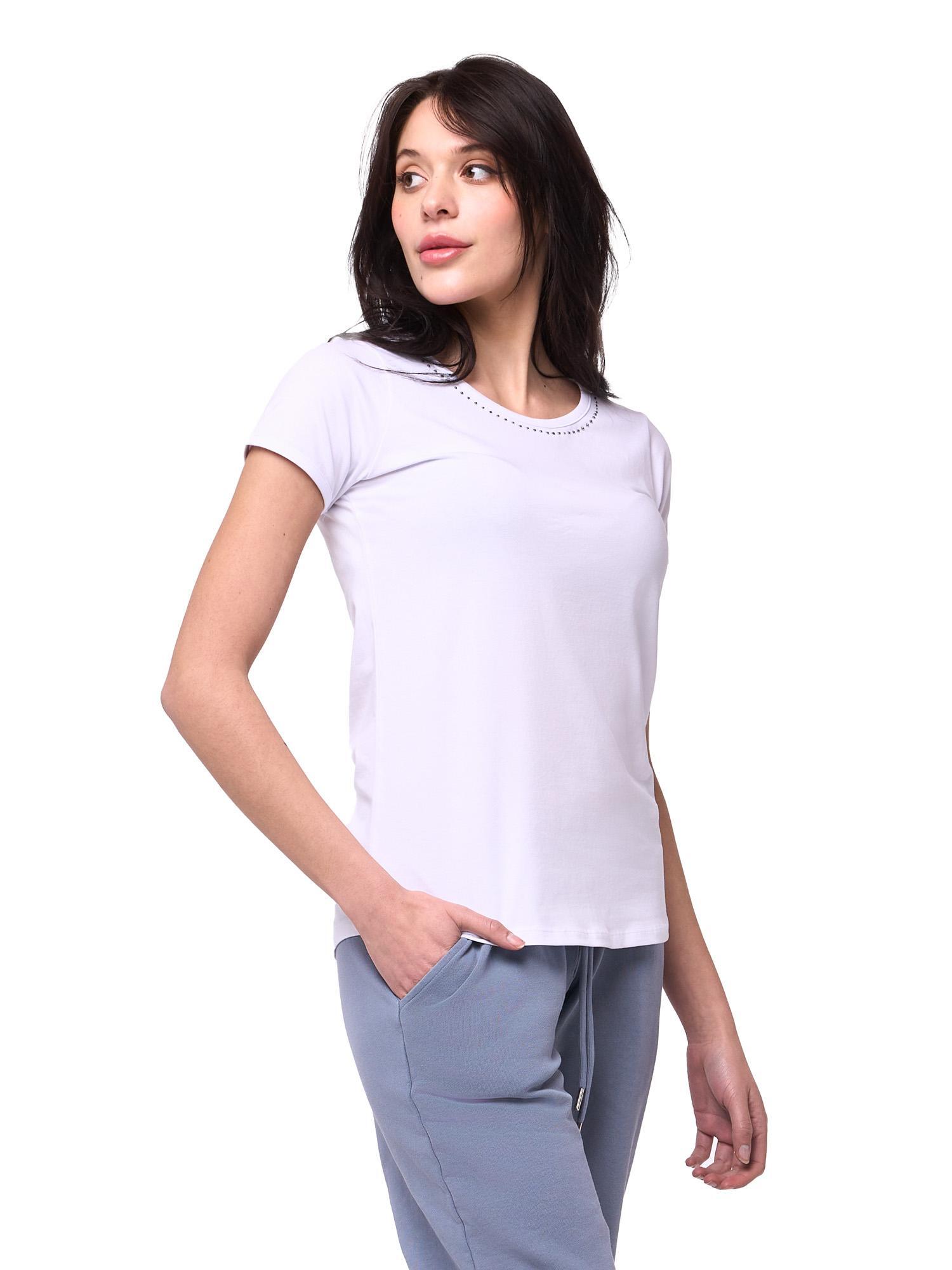 Camiseta de manga corta de mujer Be Glam 3/8