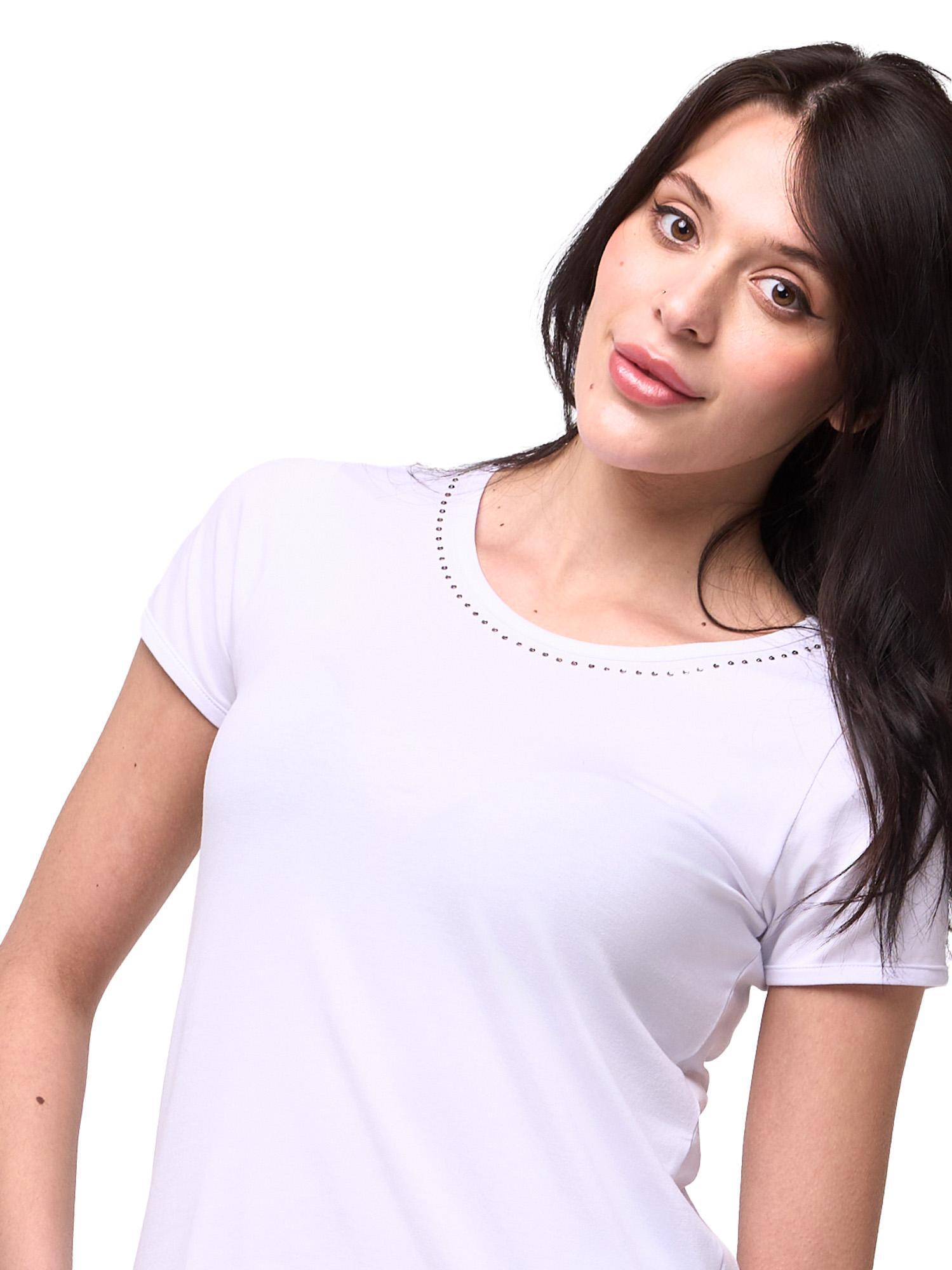 Camiseta de manga corta de mujer Be Glam 5/8