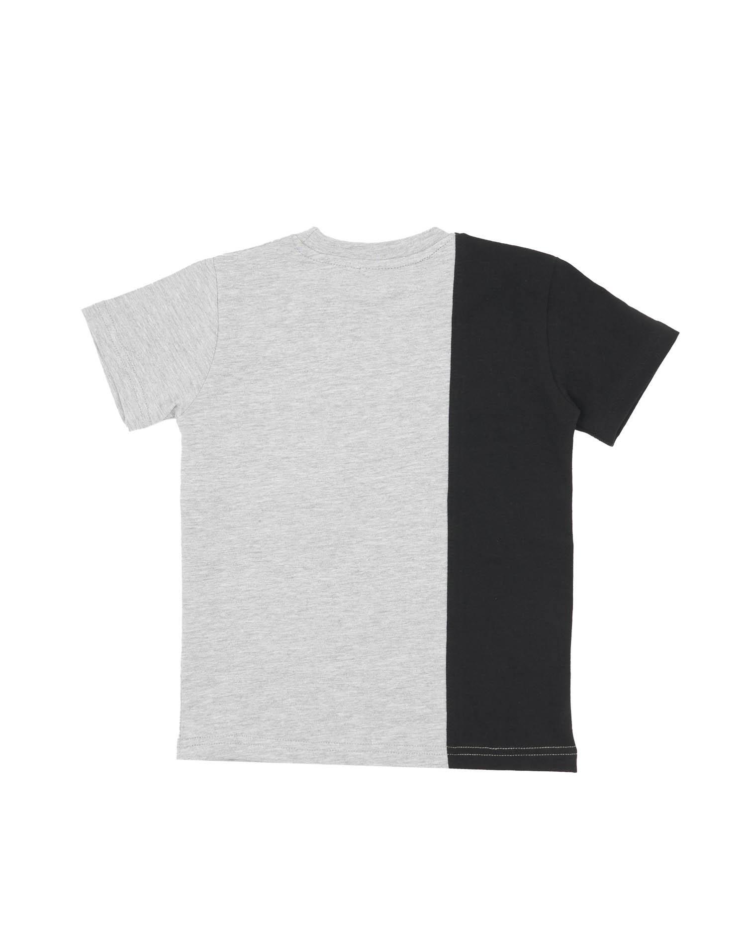 T-shirt à manches courtes bicolore vertical Junior Class pour enfants 2/6